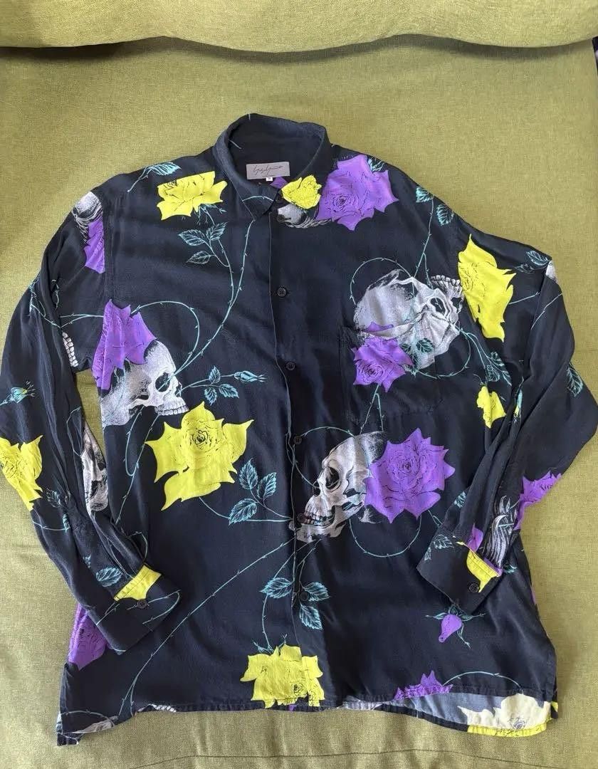 Yohji Yamamoto yohji yamamoto pour homme/Archive Skull Rose 16ss shirts Size US L / EU 52-54 / 3 - 1 Preview
