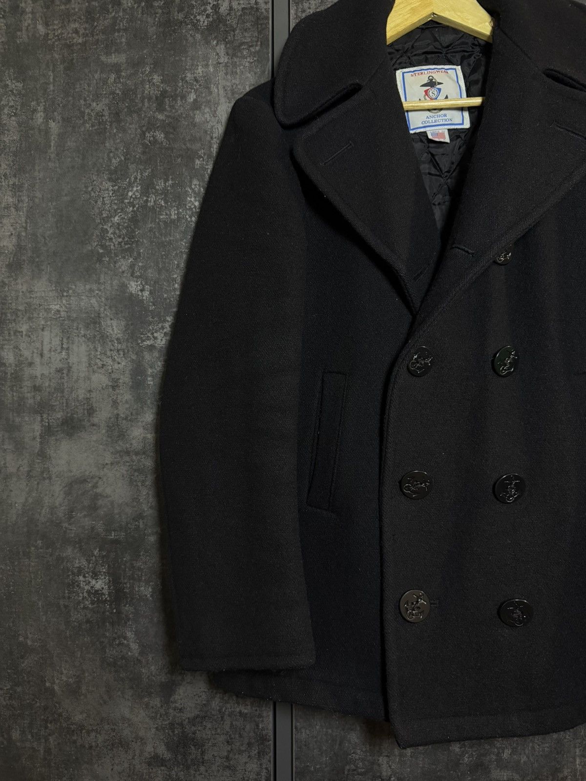 Vintage Vintage Sterlingwear USA Pea Coat Jacket Margiela Prada Acne Size US S / EU 44-46 / 1 - 8 Thumbnail