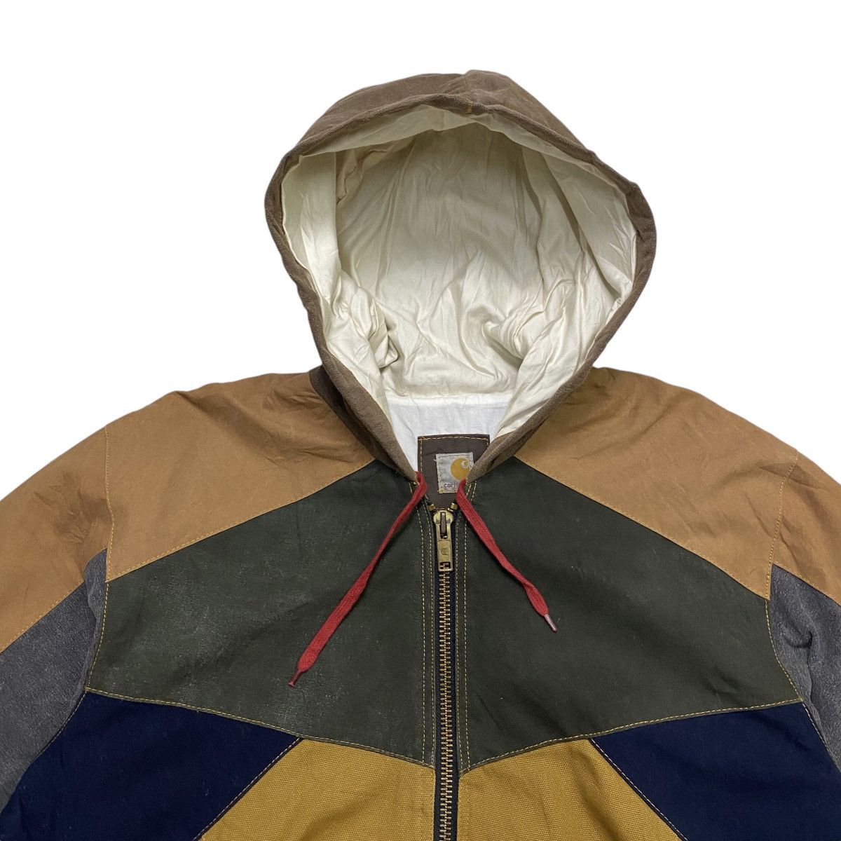 Carhartt Vintage reworked Carhartt active Jacket patchwork Size US L / EU 52-54 / 3 - 13 Thumbnail