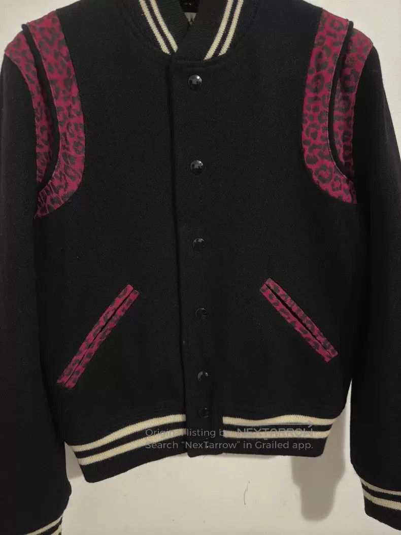 Saint Laurent Paris Saint Laurent Paris Black and Purple Lamb Fur Leopard Prin Size XS / US 0-2 / IT 36-38 - 3 Thumbnail