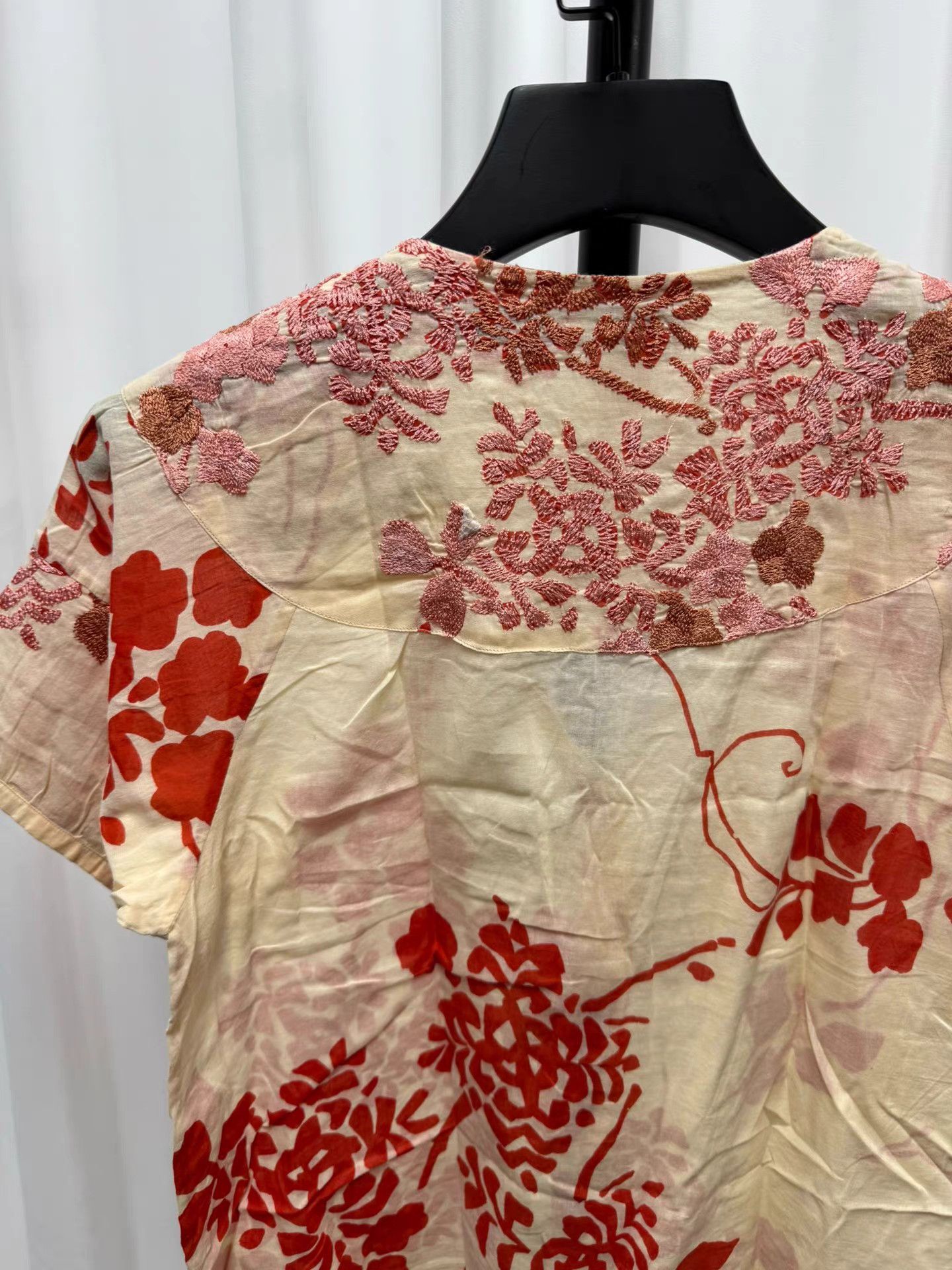 Dries Van Noten Dries van noten Embroidered Flower Short Sleeve K20 Size XS / US 0-2 / IT 36-38 - 8 Thumbnail