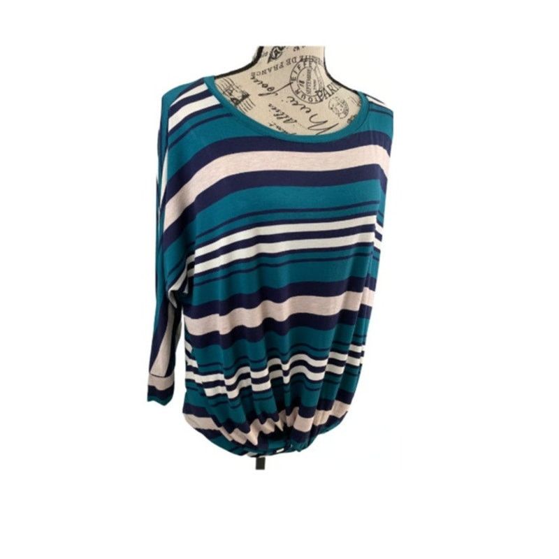 Ann Taylor Ann Taylor Women's Medium Blouse Tie Knot Front 3/4 Sleeves Size M / US 6-8 / IT 42-44 - 11 Thumbnail