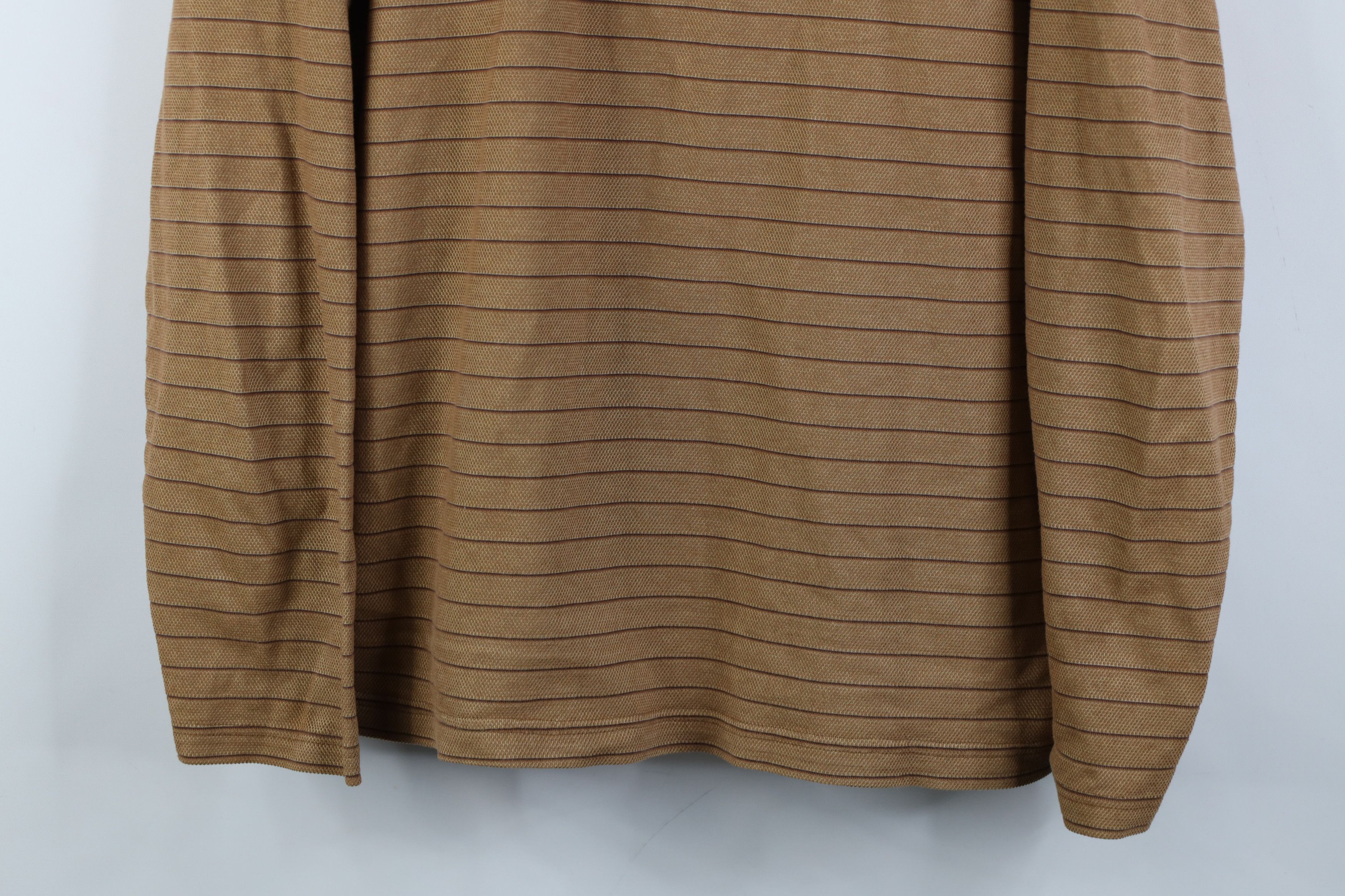 Vintage Vintage 90s Streetwear Thermal Knit Long Sleeve Rugby Polo Size US L / EU 52-54 / 3 - 3 Thumbnail