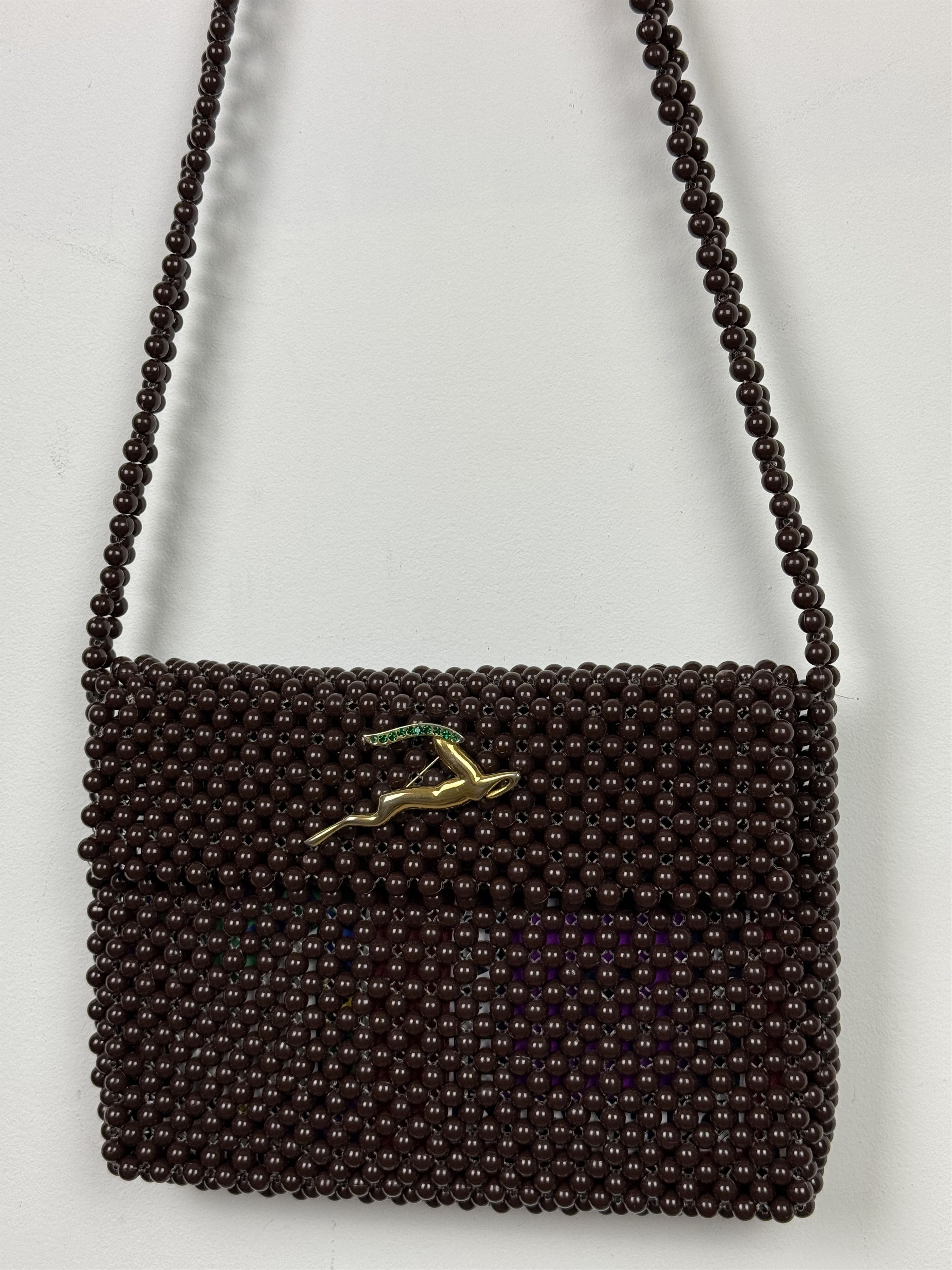 Vintage Vintage 90s Handmade Beaded Handbag Size ONE SIZE - 1 Thumbnail