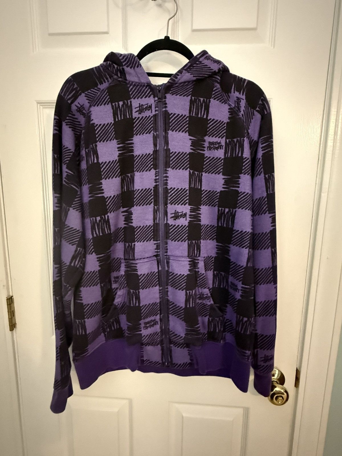 Stussy Stussy All Over Zip Hoodie Size US M / EU 48-50 / 2 - 1 Thumbnail