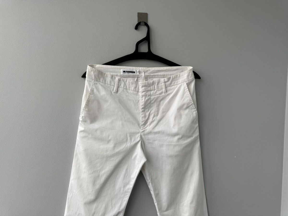 Jil Sander Jil Sander White Pants Size 26" / US 2 / IT 38 - 2 Thumbnail