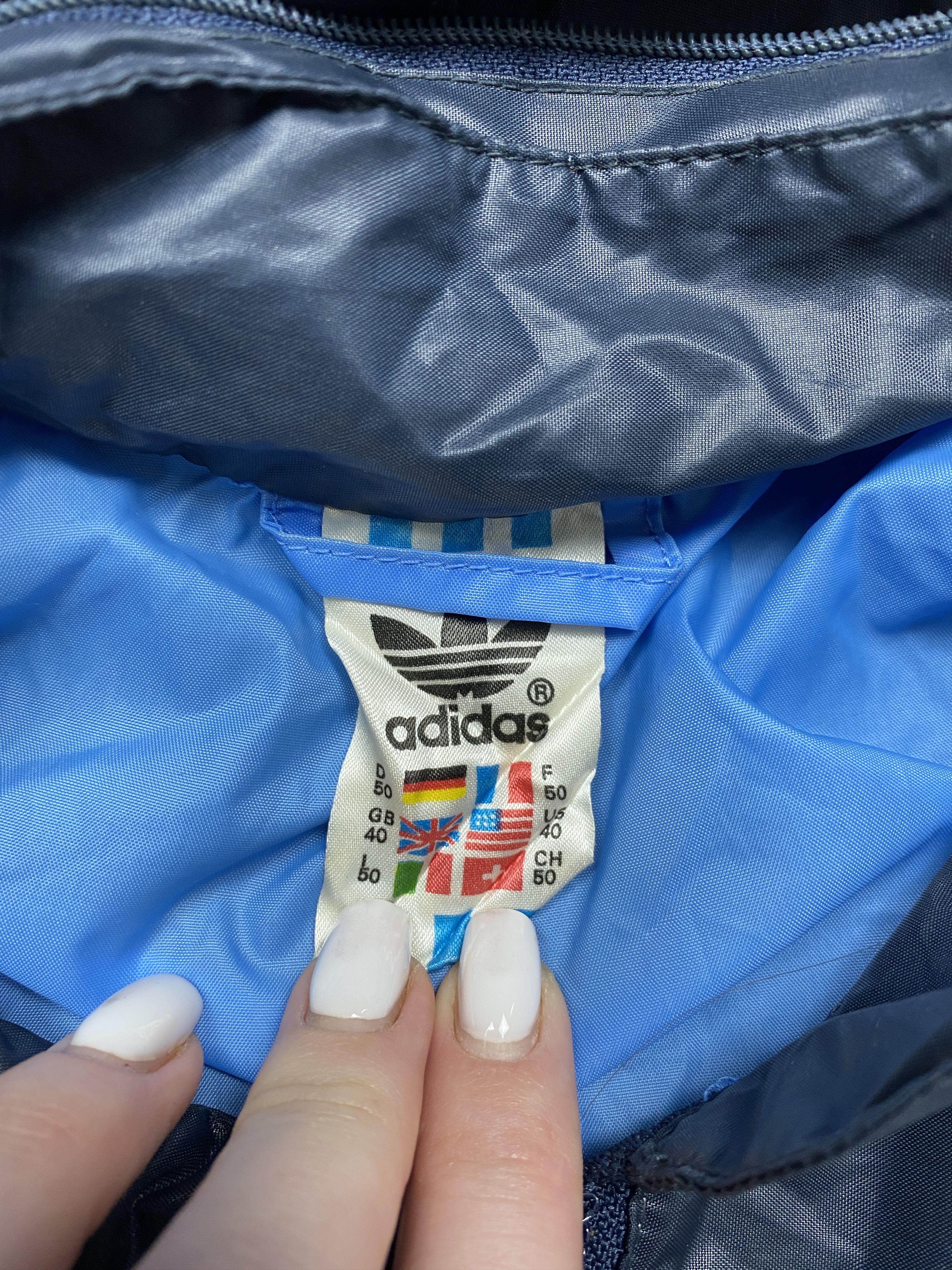 Adidas Adidas 90s Vintage Mens Nylon Jacket Size US L / EU 52-54 / 3 - 5 Thumbnail