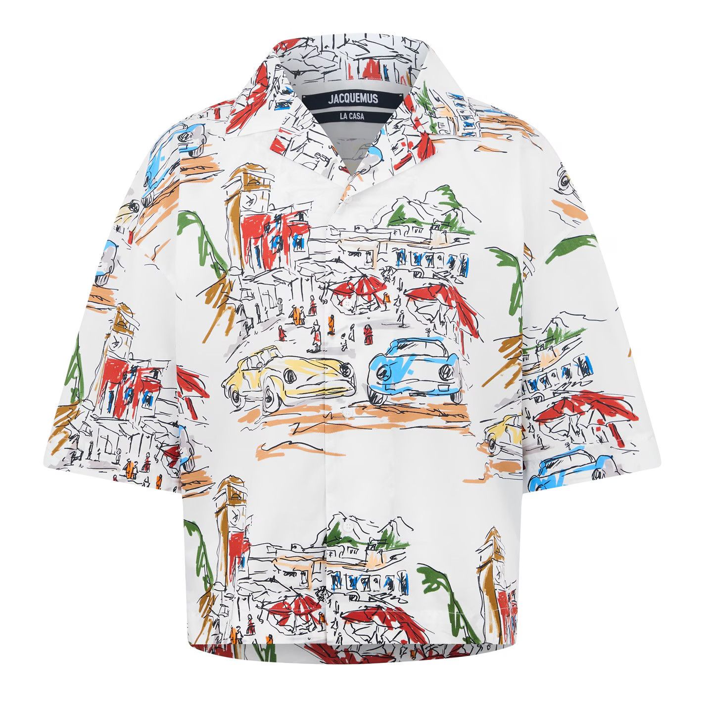 Jacquemus o1g2r1mq0426 La Casaco Shirt in Multicolor Size US M / EU 48-50 / 2 - 1 Thumbnail