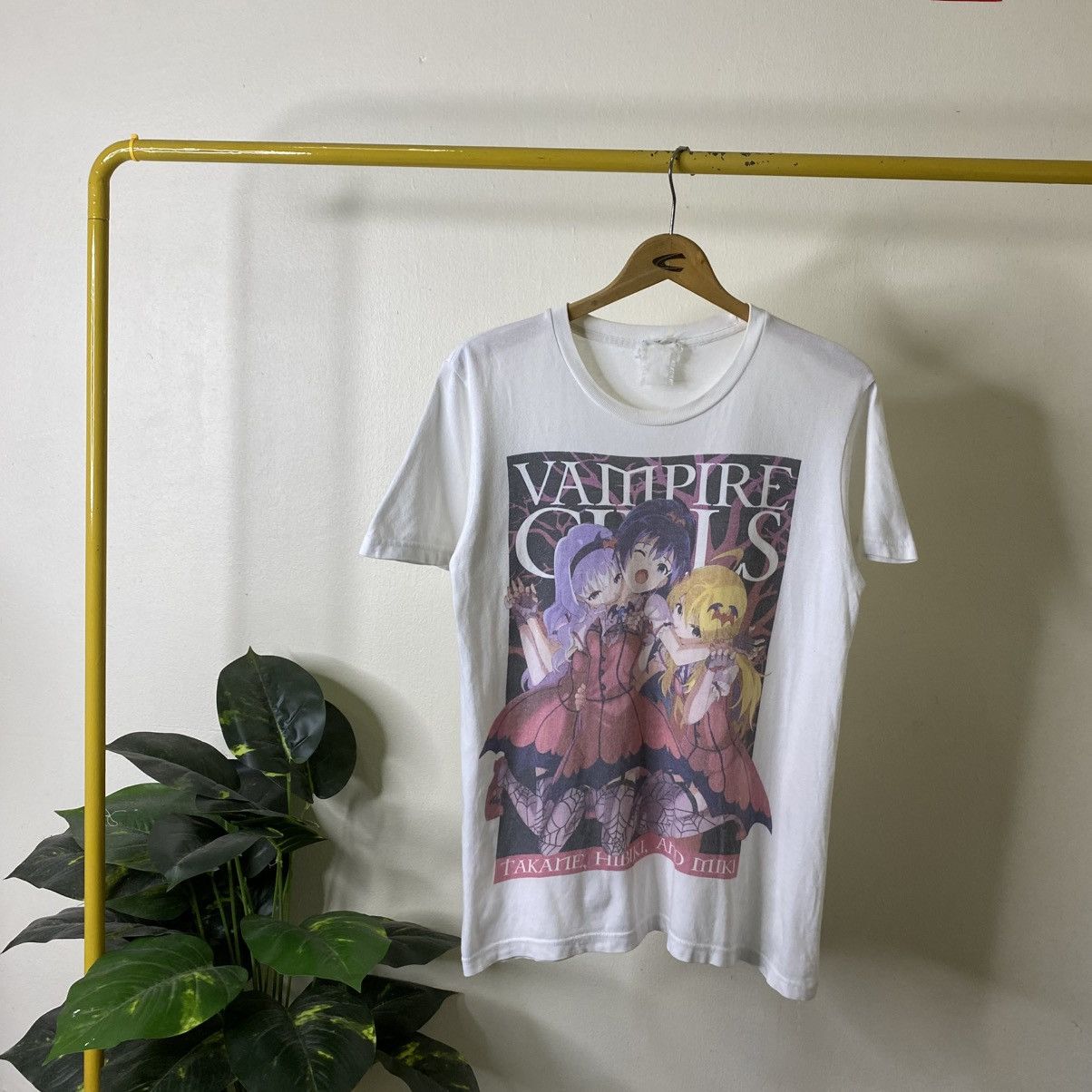 Anime Y2K The Idolmaster Takane Hibiki Miki Vampire Girls T Shirt Size US M / EU 48-50 / 2 - 1 Thumbnail
