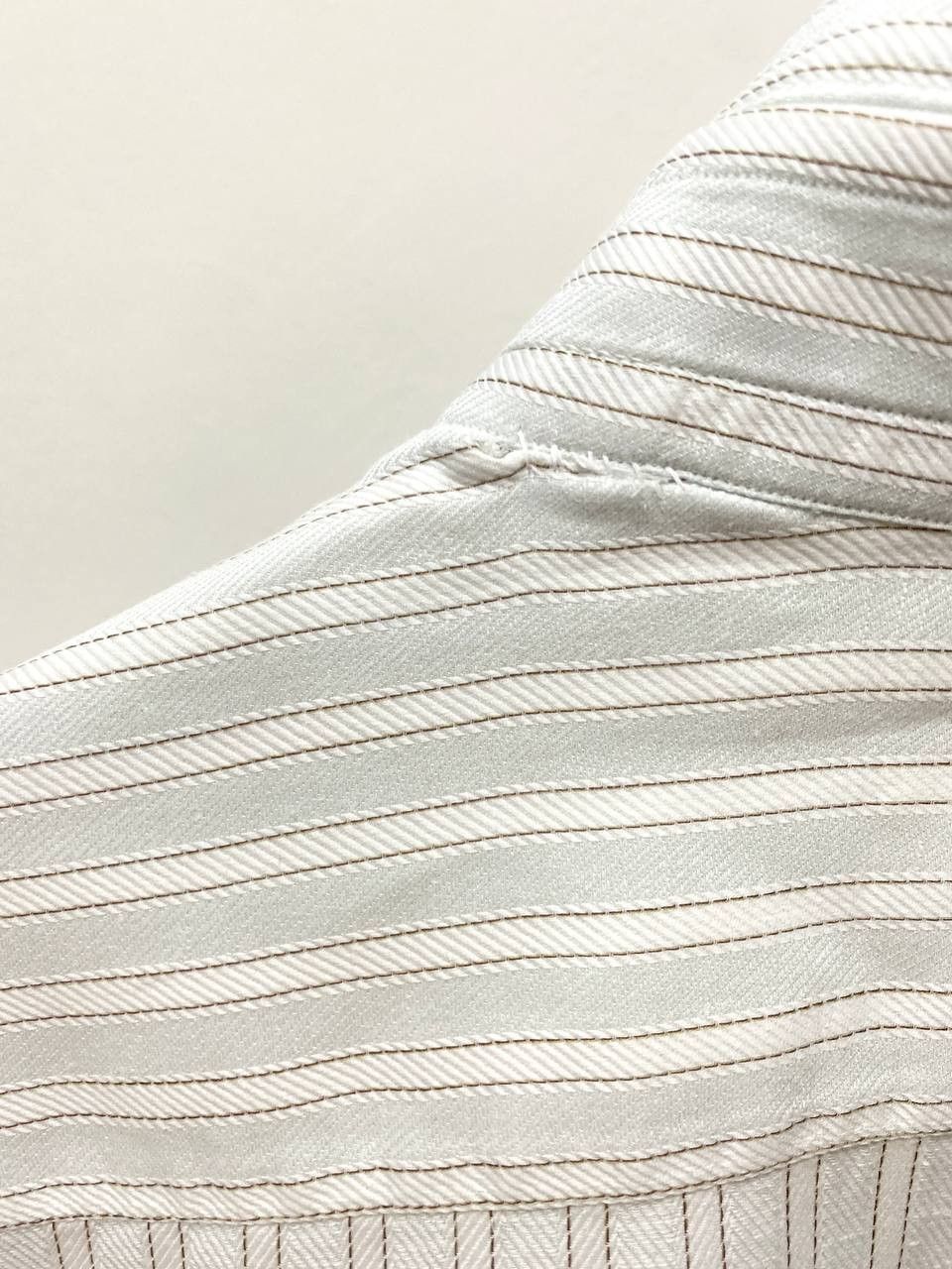 Brioni Brioni Classic Casual Suit Striped Cotton Button Up Shirt Size US M / EU 48-50 / 2 - 9 Thumbnail