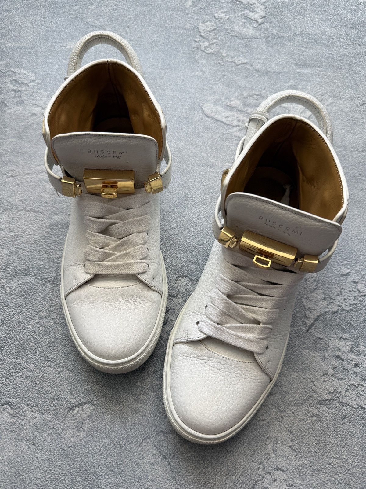 Buscemi Buscemi 100MM Suede High Top Luxury Shoes Sneakers Size US 8.5 / EU 41-42 - 4 Thumbnail
