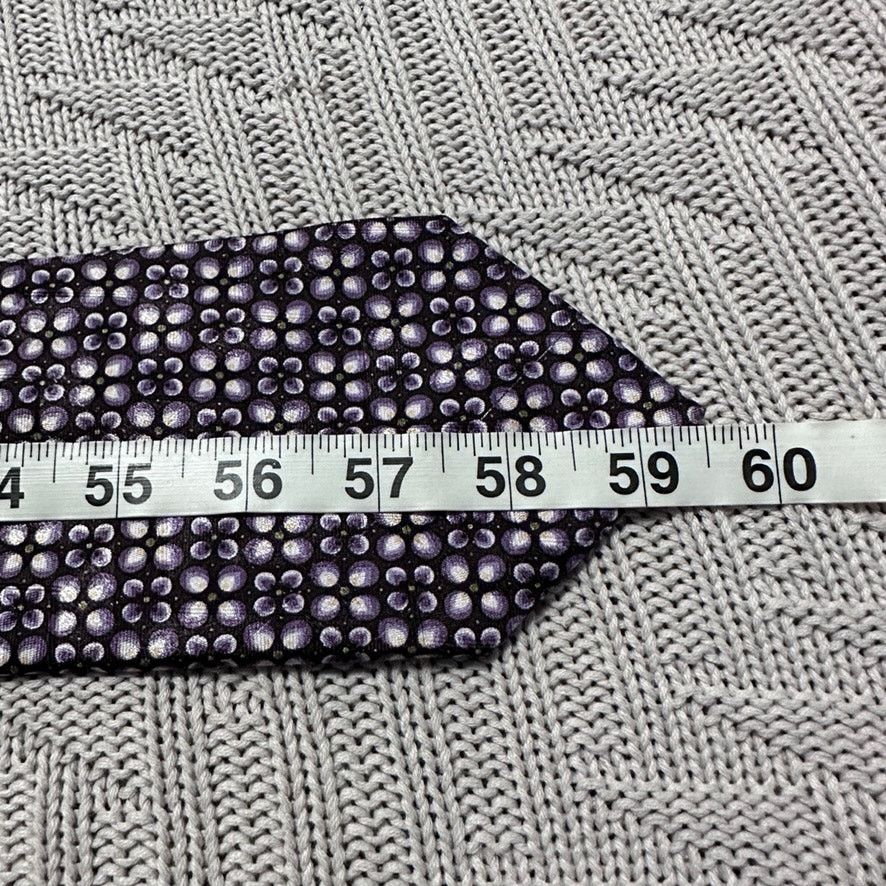 Ermenegildo Zegna Ermenegildo Zegna purple floral silk tie Size ONE SIZE - 4 Thumbnail
