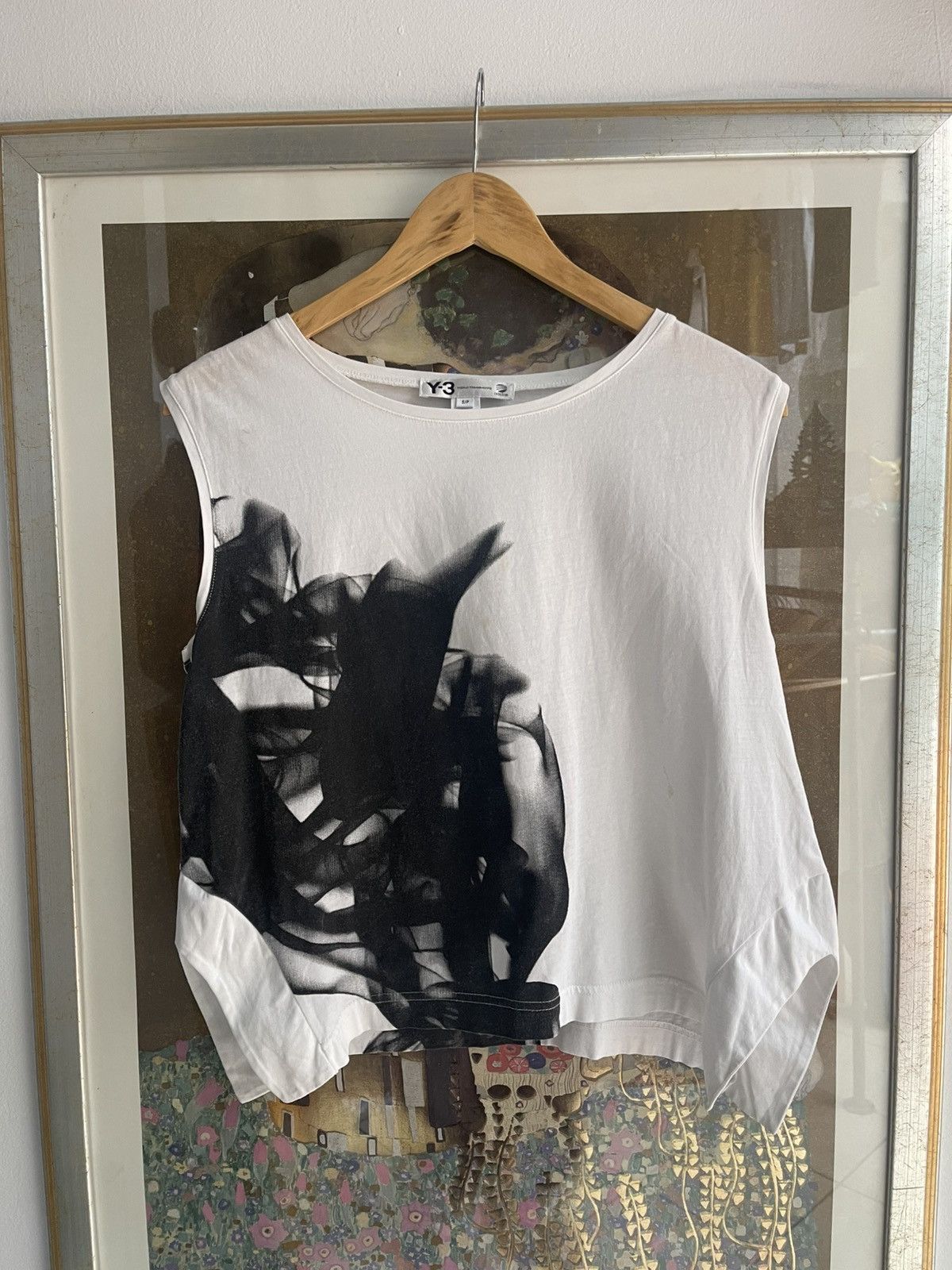 Y-3 Y3 Adidas Yohji Yamamoto Cropped tank smoke Size US S / EU 44-46 / 1 - 2 Thumbnail