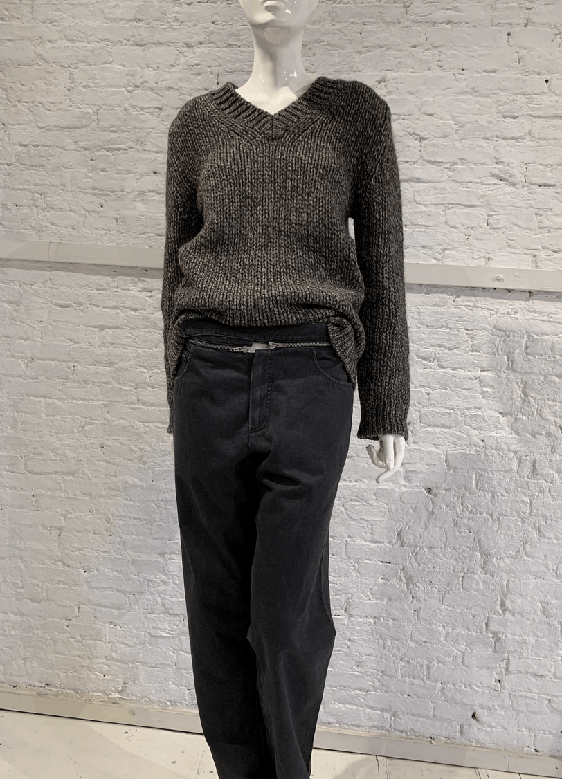 Maison Margiela Maison Martin Margiela 90s Miss Deanna V-neck Knit Sweater Size L / US 10 / IT 46 - 4 Thumbnail