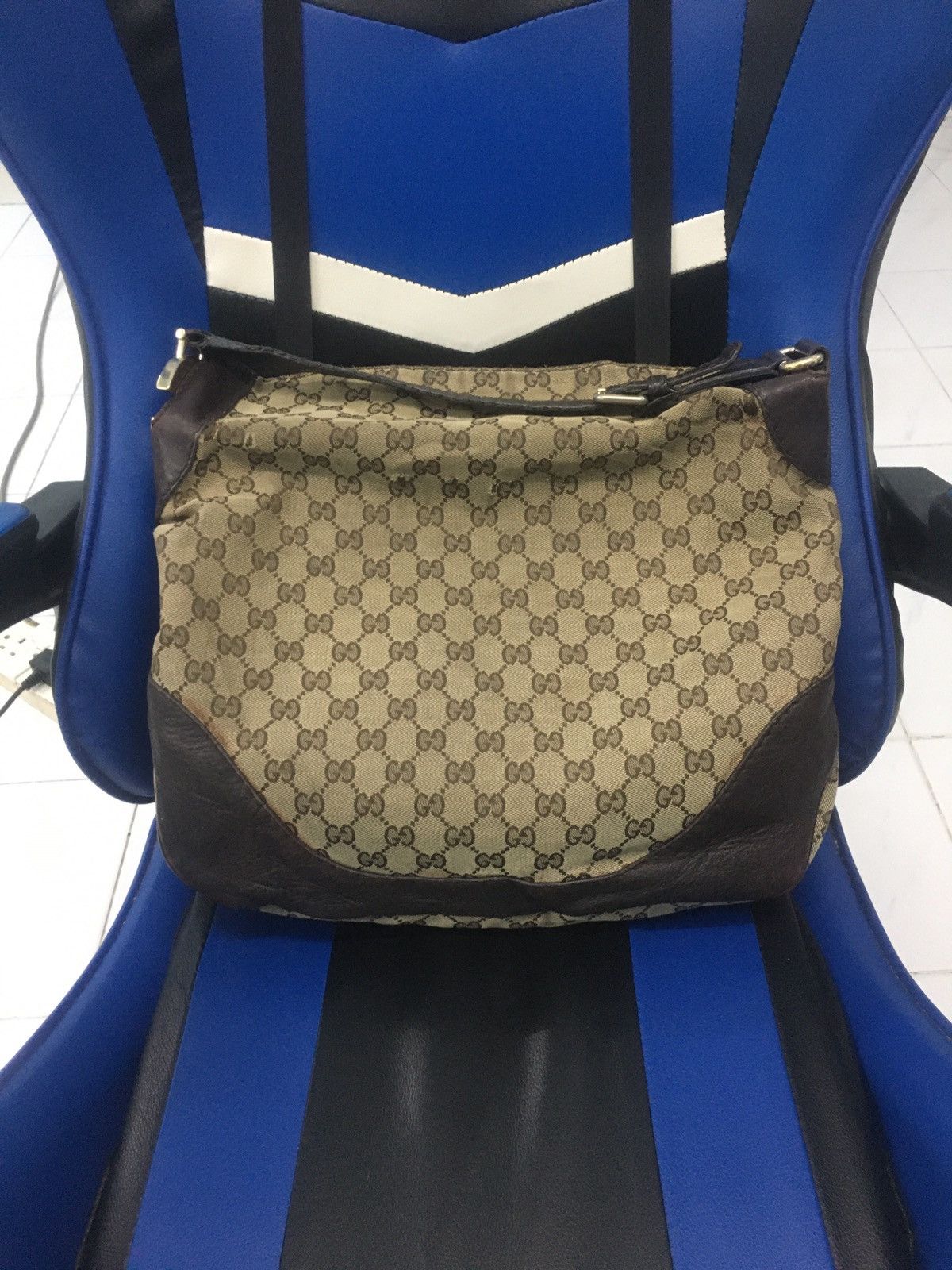 Gucci Gucci Monogram Charlotte Hobo Bag Size ONE SIZE - 4 Thumbnail