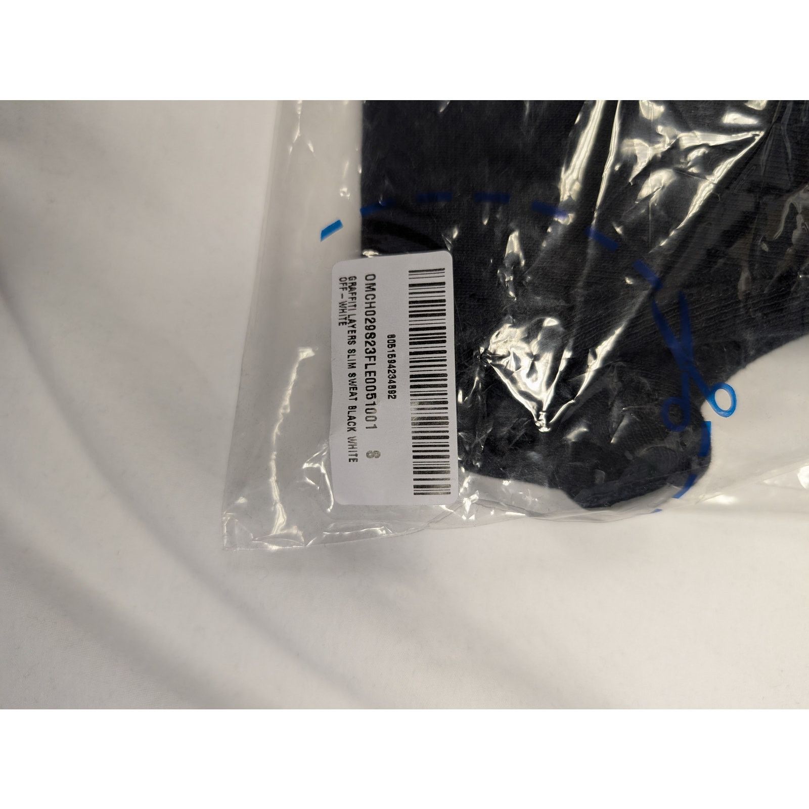 Off-White o1rshd1 Graffiti Layers Slim Sweatpants / Joggers in Black Size US 30 / EU 46 - 18 Thumbnail