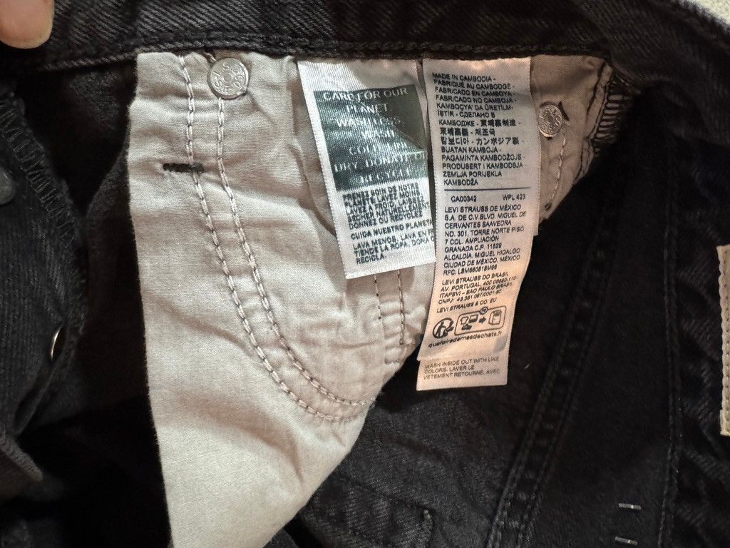 Levi's Levi's Wedgie Black Jean, Button Fly Size 26" / US 2 / IT 38 - 12 Thumbnail
