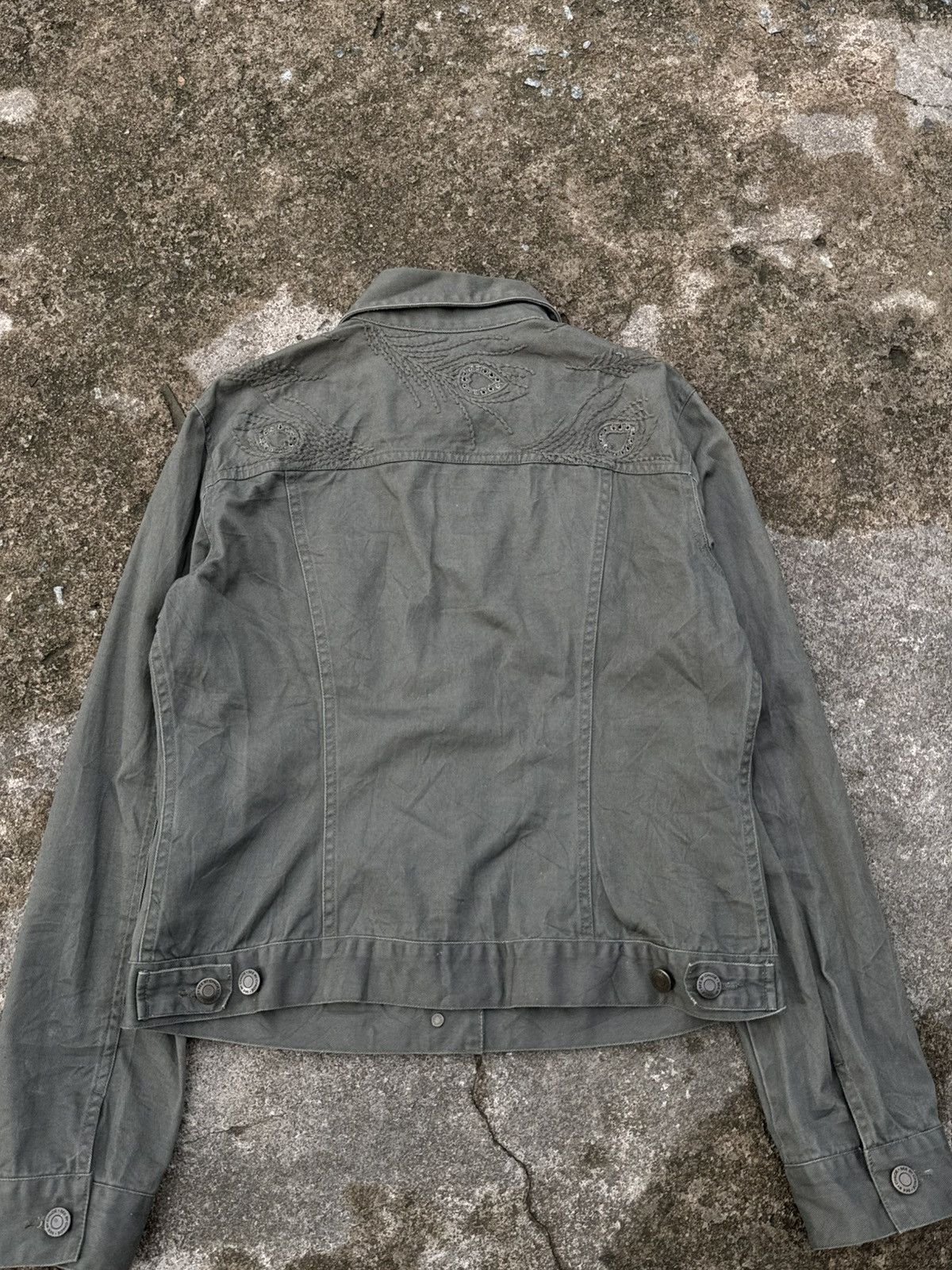 Chloe Chole Army Denim Jacket Size M / US 6-8 / IT 42-44 - 4 Thumbnail