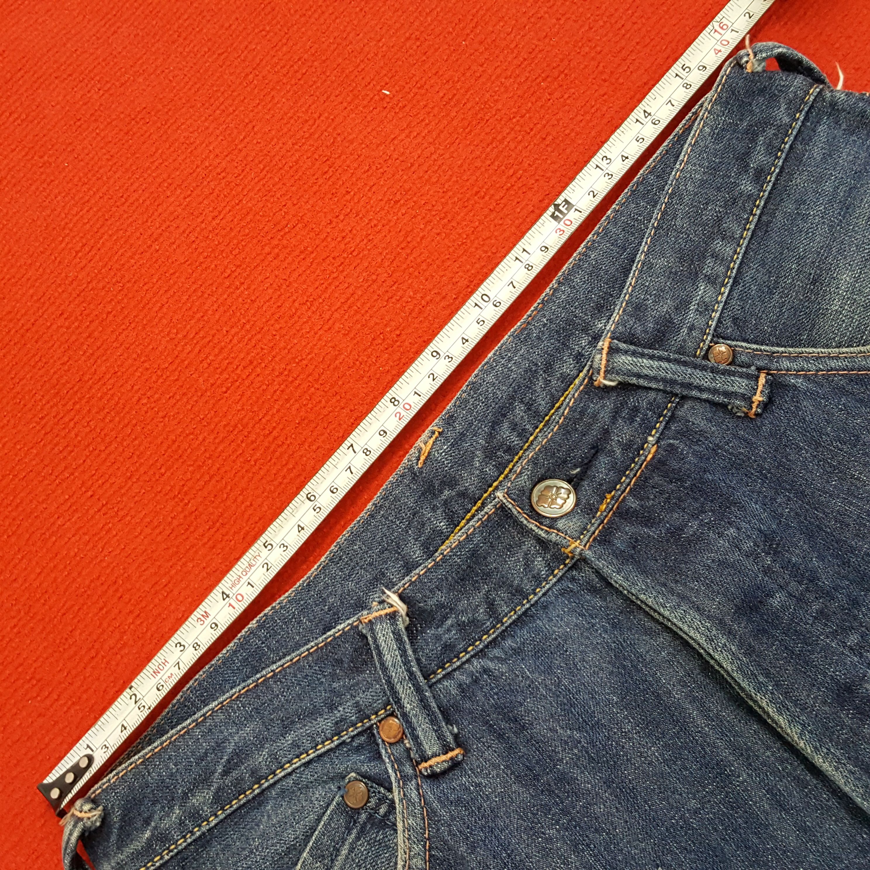 Japanese Brand × Vintage Evisu Yamane Japanese Brand Custom Daicock Style Jeans Size US 31 - 7 Thumbnail
