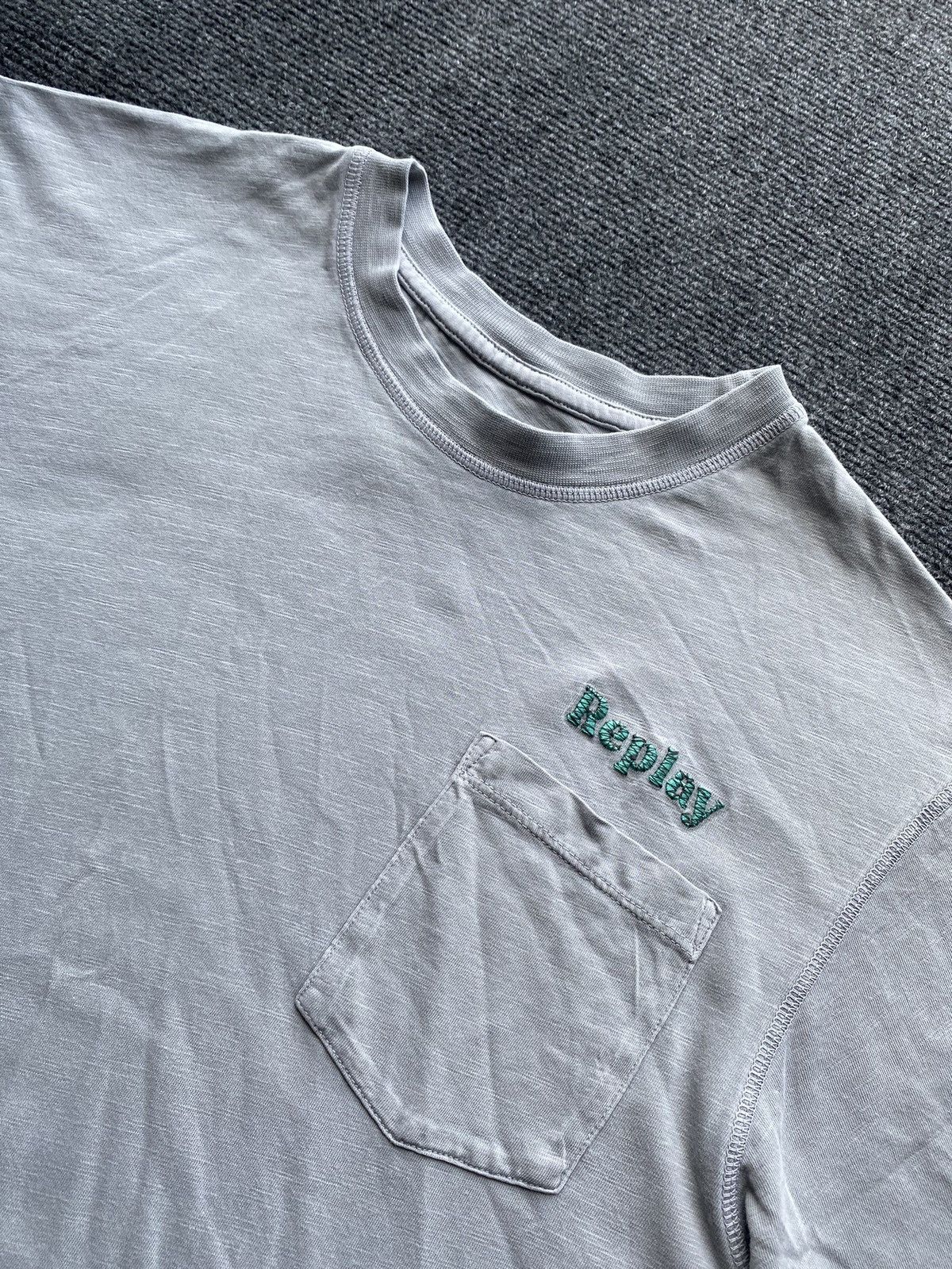 Replay 🔥Opium Punk Gothic Replay gray tee mens s Size US S / EU 44-46 / 1 - 3 Thumbnail