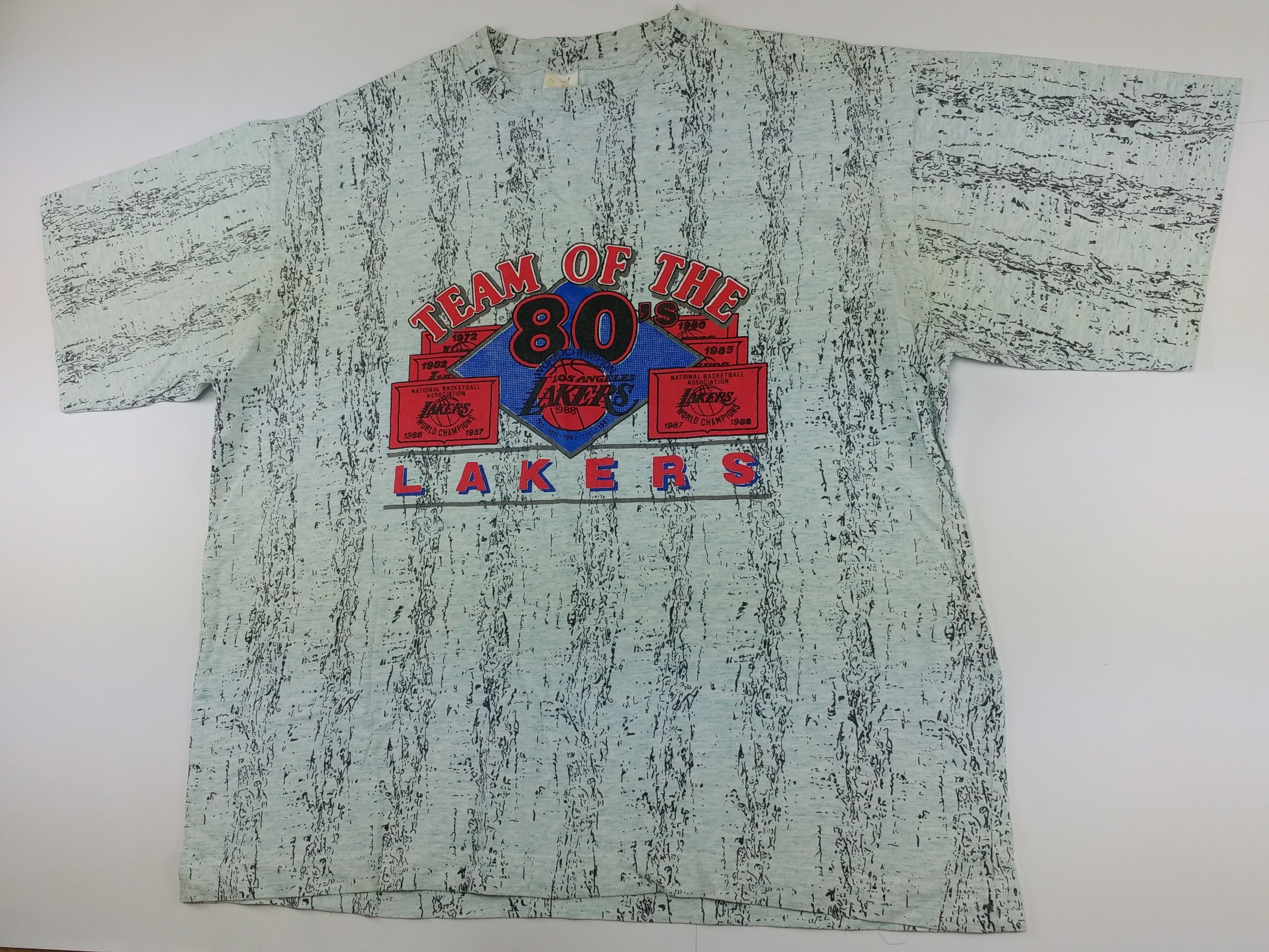NBA NBA Los Angeles Lakers t-shirt, 1988, vintage basketball L Size US L / EU 52-54 / 3 - 3 Thumbnail