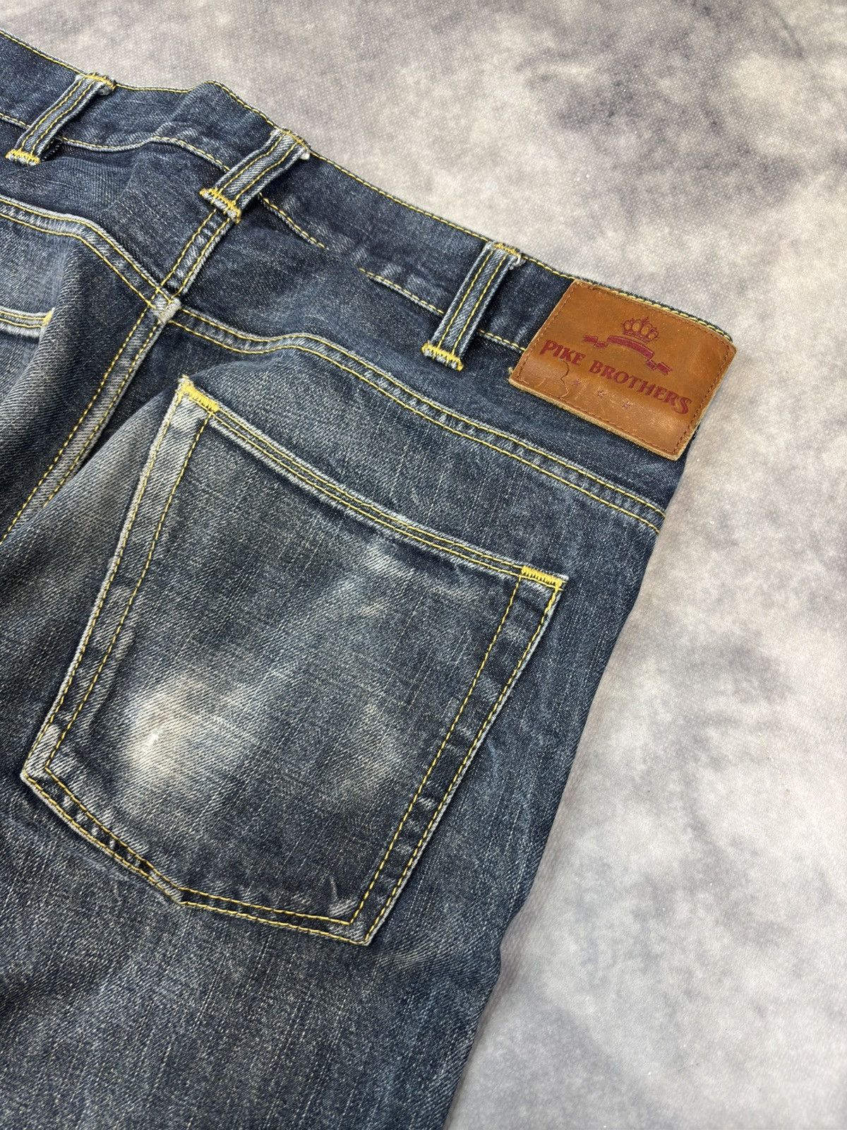 Japanese Brand Vintage y2k Pike Brothers selvedge roamer indigo rare denim Size US 32 / EU 48 - 6 Thumbnail