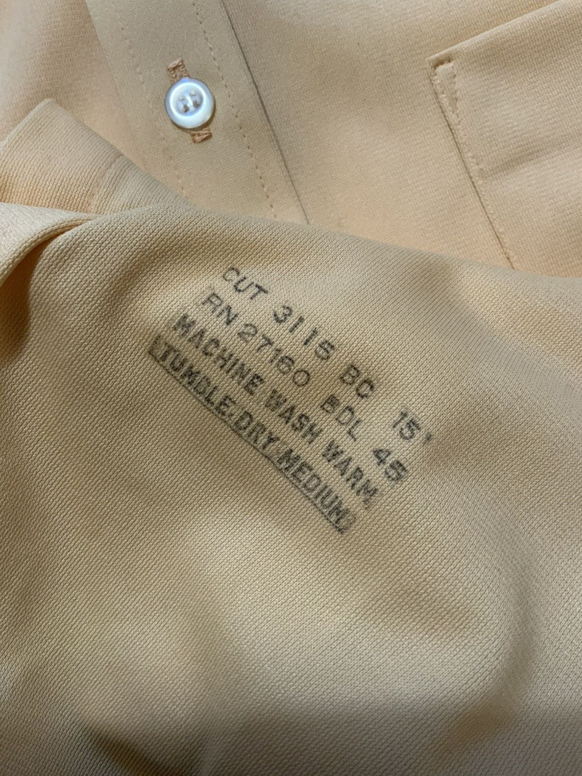Vintage NWT Old Stock Vintage 60s Tarleton Polyester Button Shirt Size US S / EU 44-46 / 1 - 6 Thumbnail