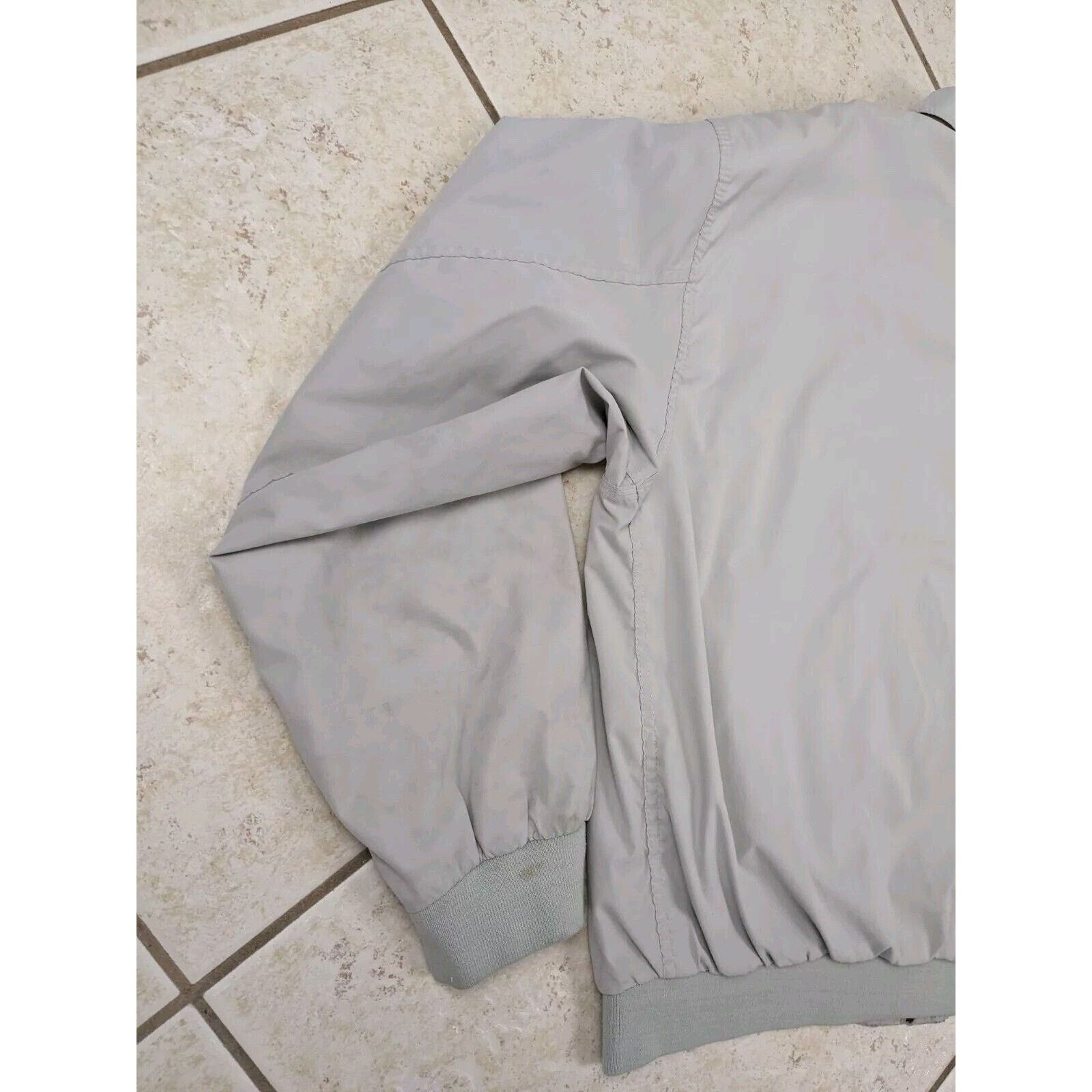 Members Only Vtg Members Only Bomber Racer Jacket Gray Casual Full Zip Size US L / EU 52-54 / 3 - 14 Thumbnail