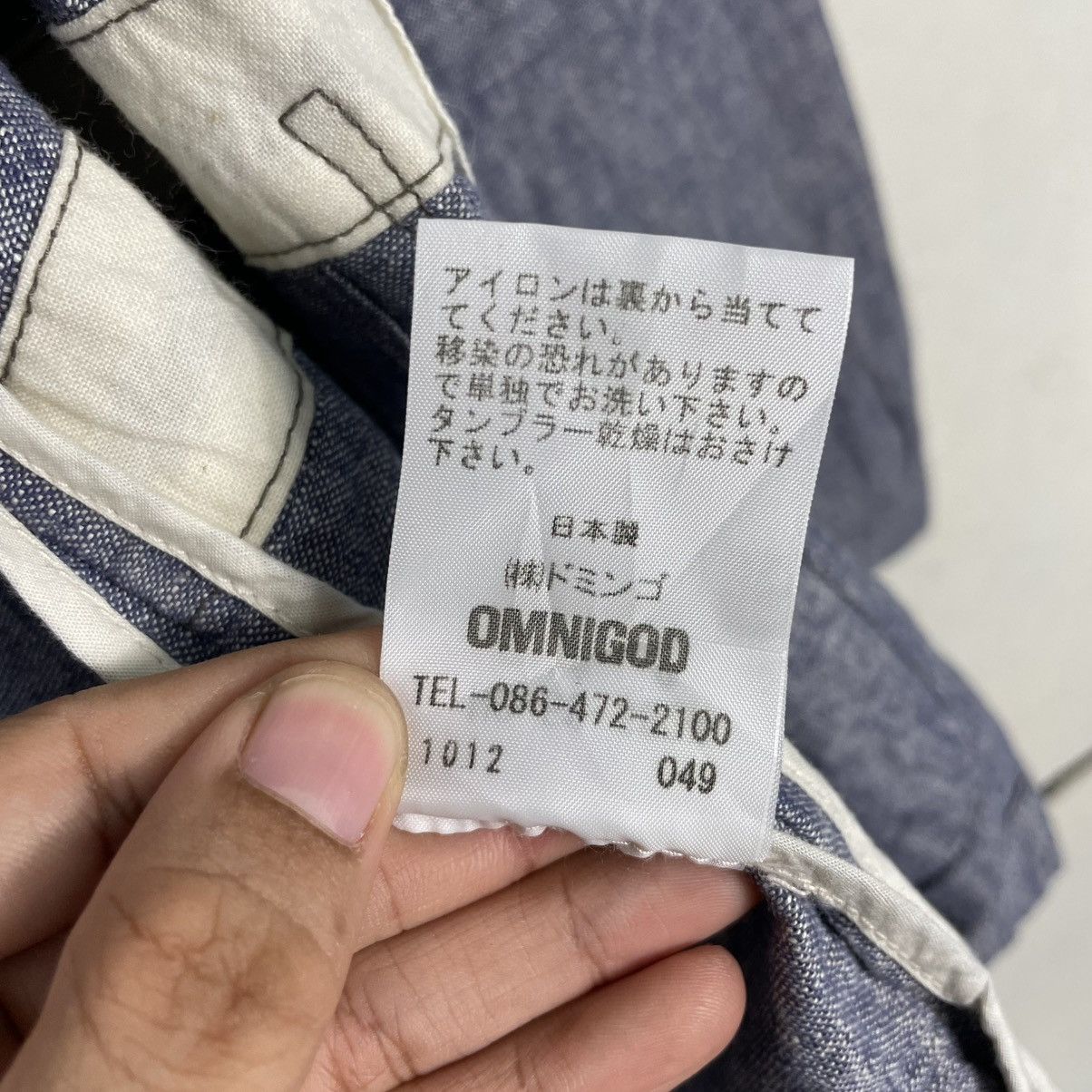OMNIGOD Japanese Brand Omnigod Cadual Jacket Size US S / EU 44-46 / 1 - 17 Thumbnail