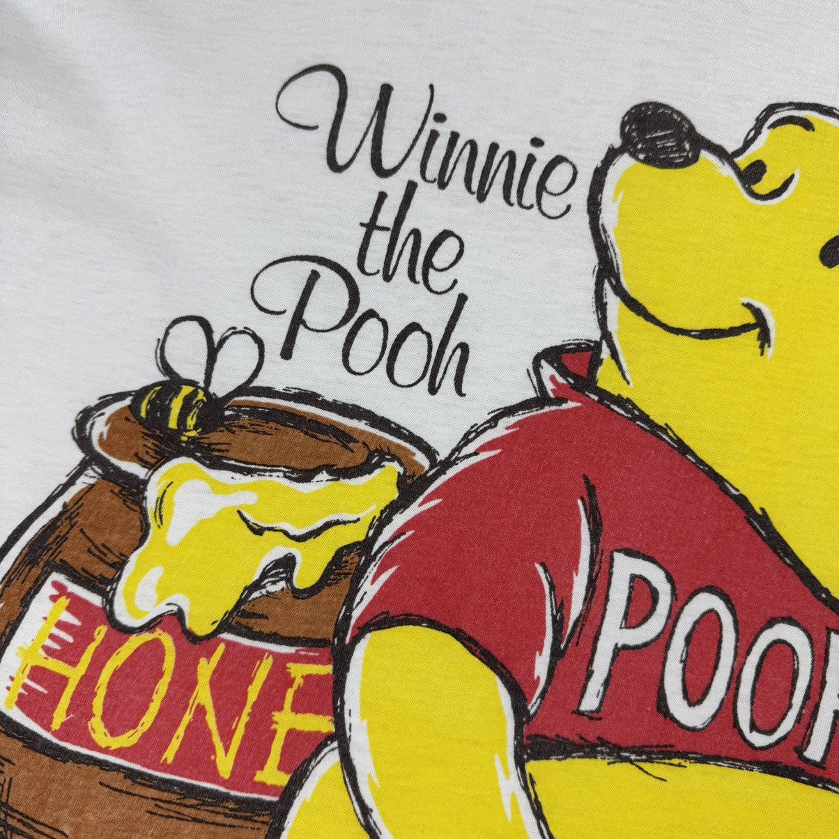 Disney Vintage Distress Winnie The Pooh Big Print T-shirt Size US L / EU 52-54 / 3 - 7 Thumbnail