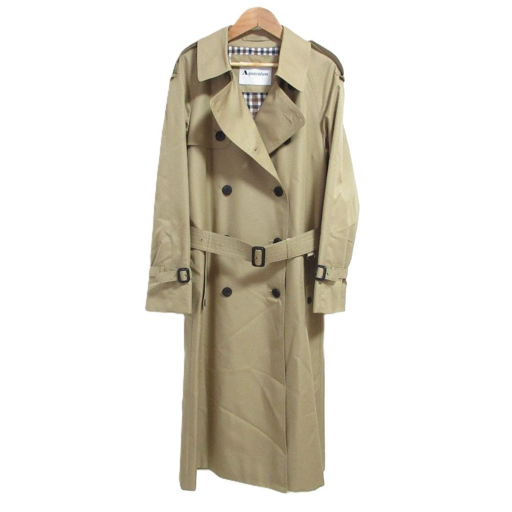 Other Other Aquascutum Checked Long Trench Coat Others Outerwear DUTY FREE for USA Size ONE SIZE - 1 Thumbnail