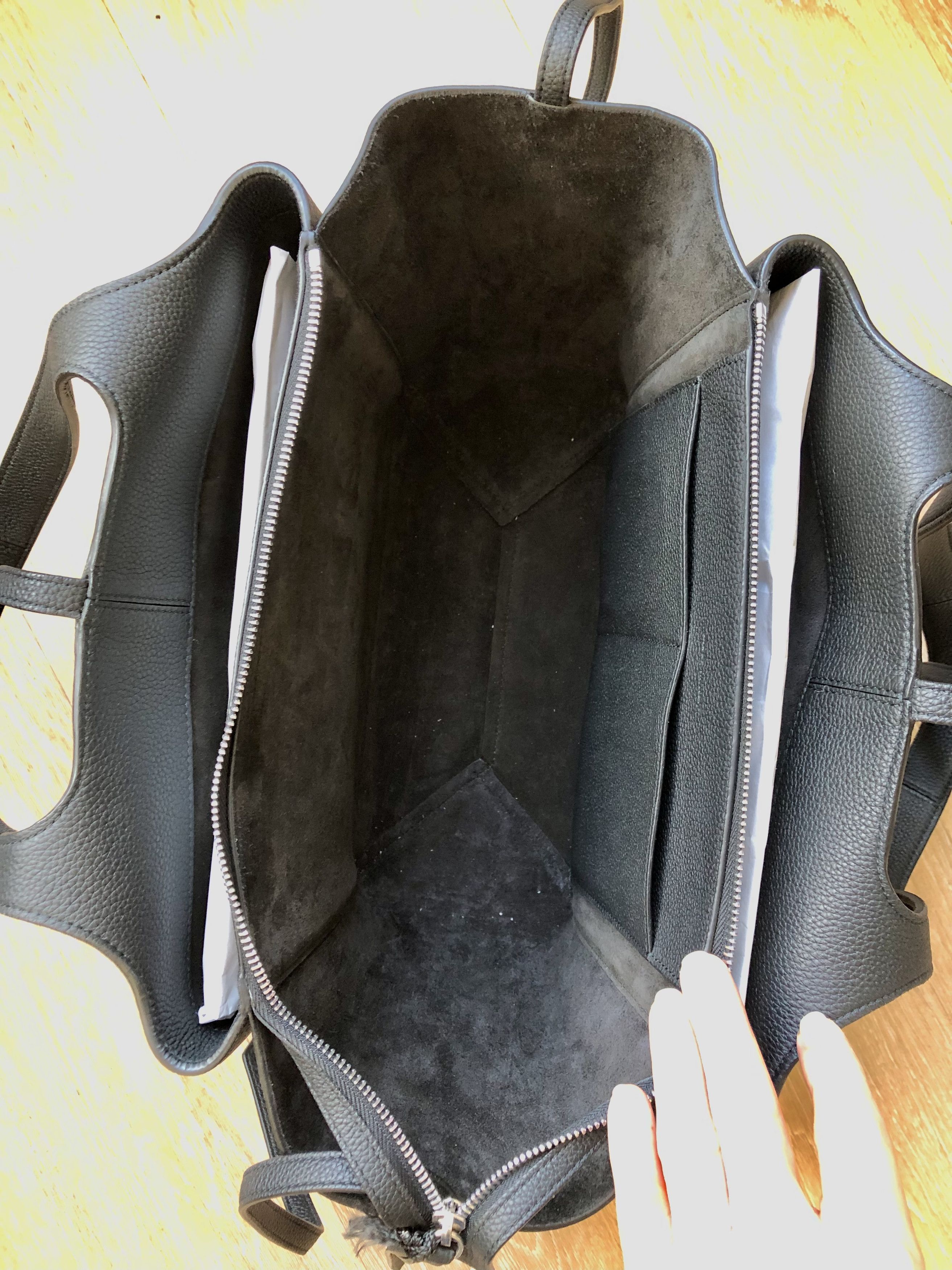 Celine Celine Trifold Small Tote Bag Black Size ONE SIZE - 6 Thumbnail