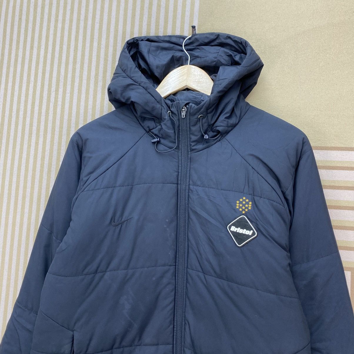 Nike 🫶Vintage Nike Bristol Storm Padded Puffer Hoodie Jacket Size US M / EU 48-50 / 2 - 3 Thumbnail