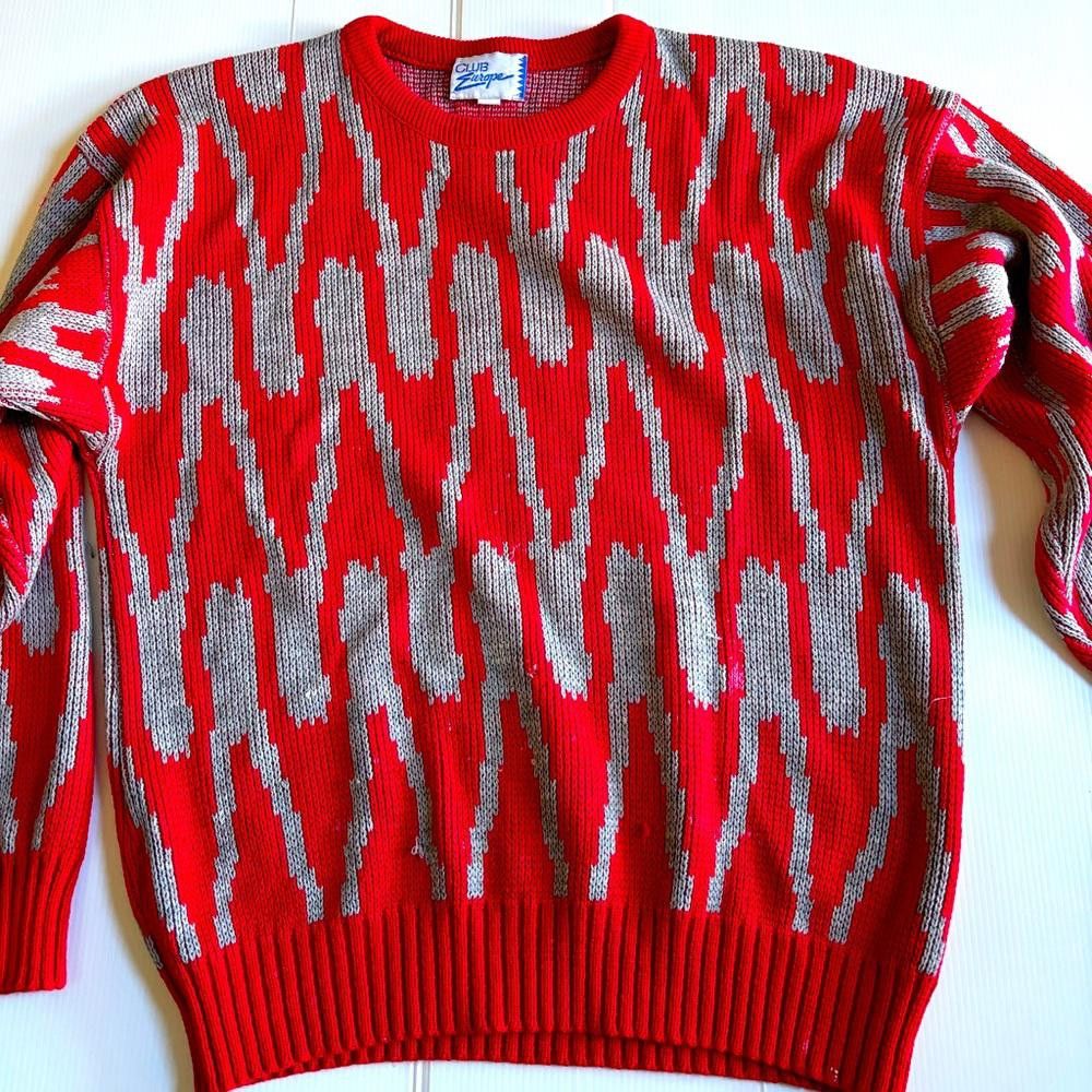 Designer Vintage Club Europe Knitted Crewneck Size US L / EU 52-54 / 3 - 1 Thumbnail