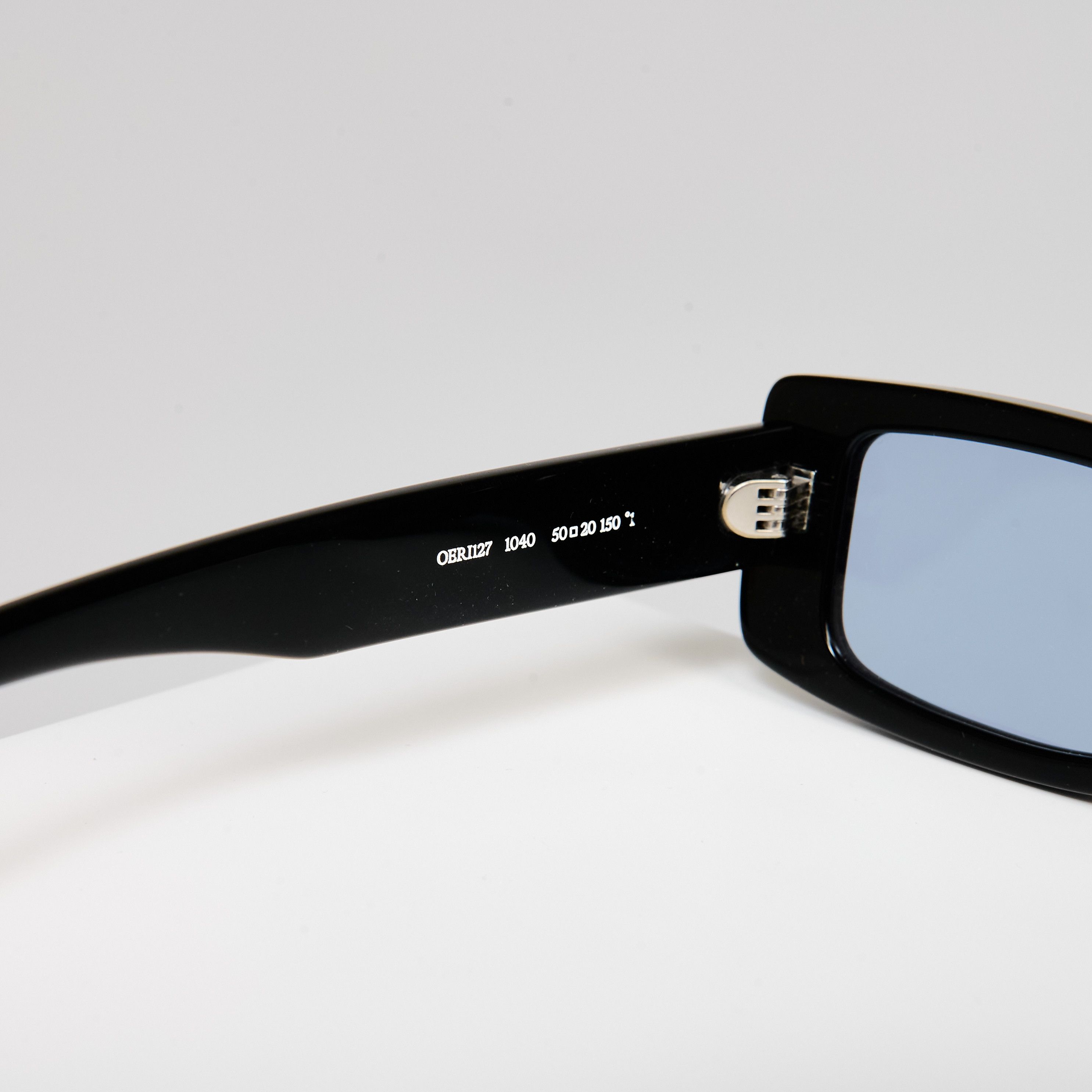 Off-White OFF WHITE Arthur Sunglasses BLACK/BLUE Size ONE SIZE - 5 Thumbnail