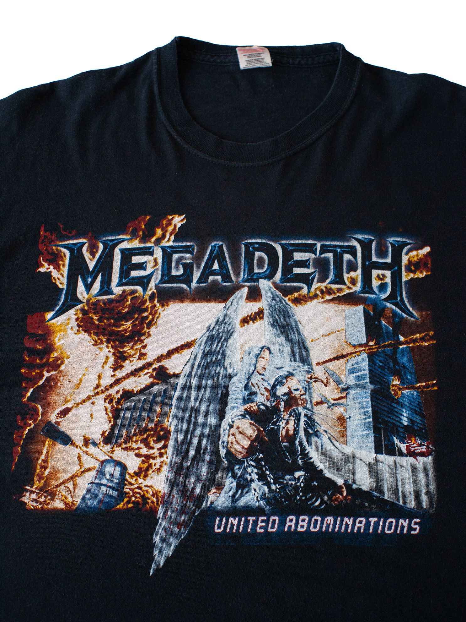 Vintage Megadeth 2007 "United Abominations" Metal Band 00s T-Shirt Size US L / EU 52-54 / 3 - 2 Thumbnail