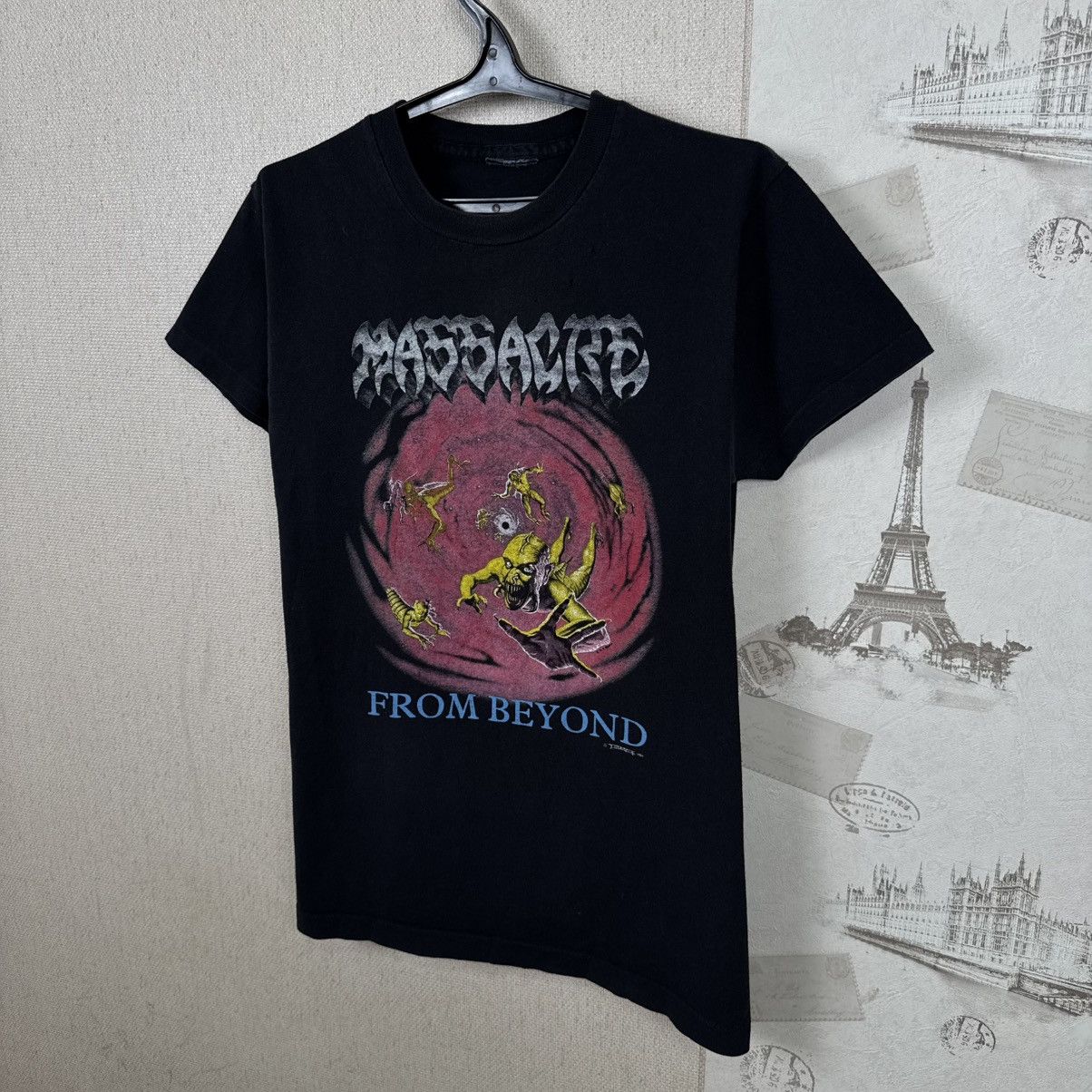 Other Vintage Massacre Band T shirt 1991 From Beyond Rock Metal Size US M / EU 48-50 / 2 - 6 Thumbnail