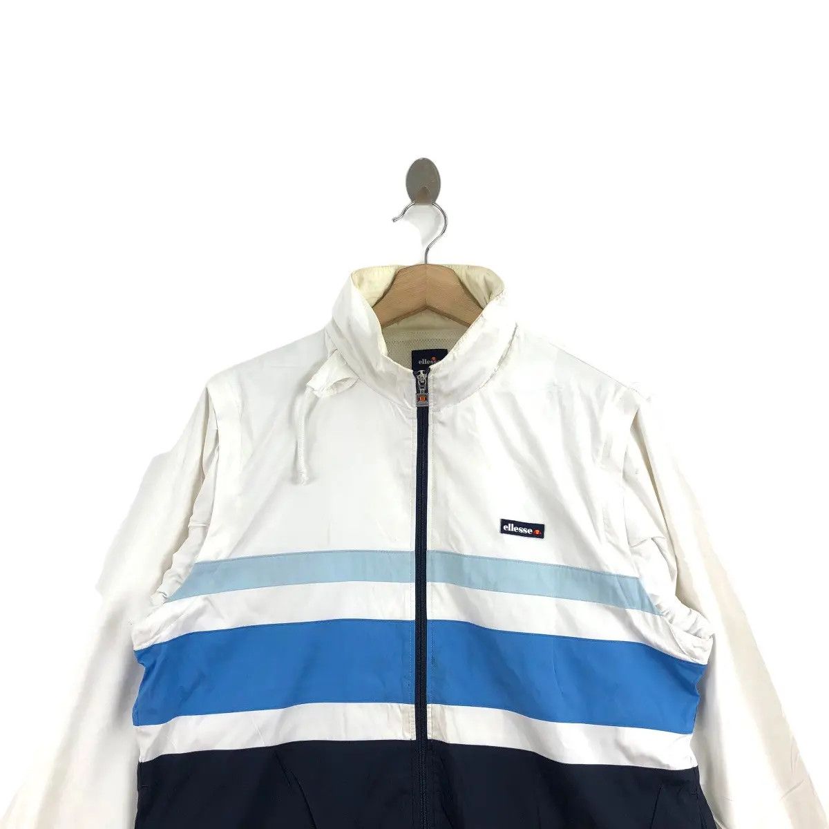 Ellesse Vtg 90’ ELLESSE PERUGIA ITALIA Jaspo Striped Jacket Size US M / EU 48-50 / 2 - 2 Thumbnail