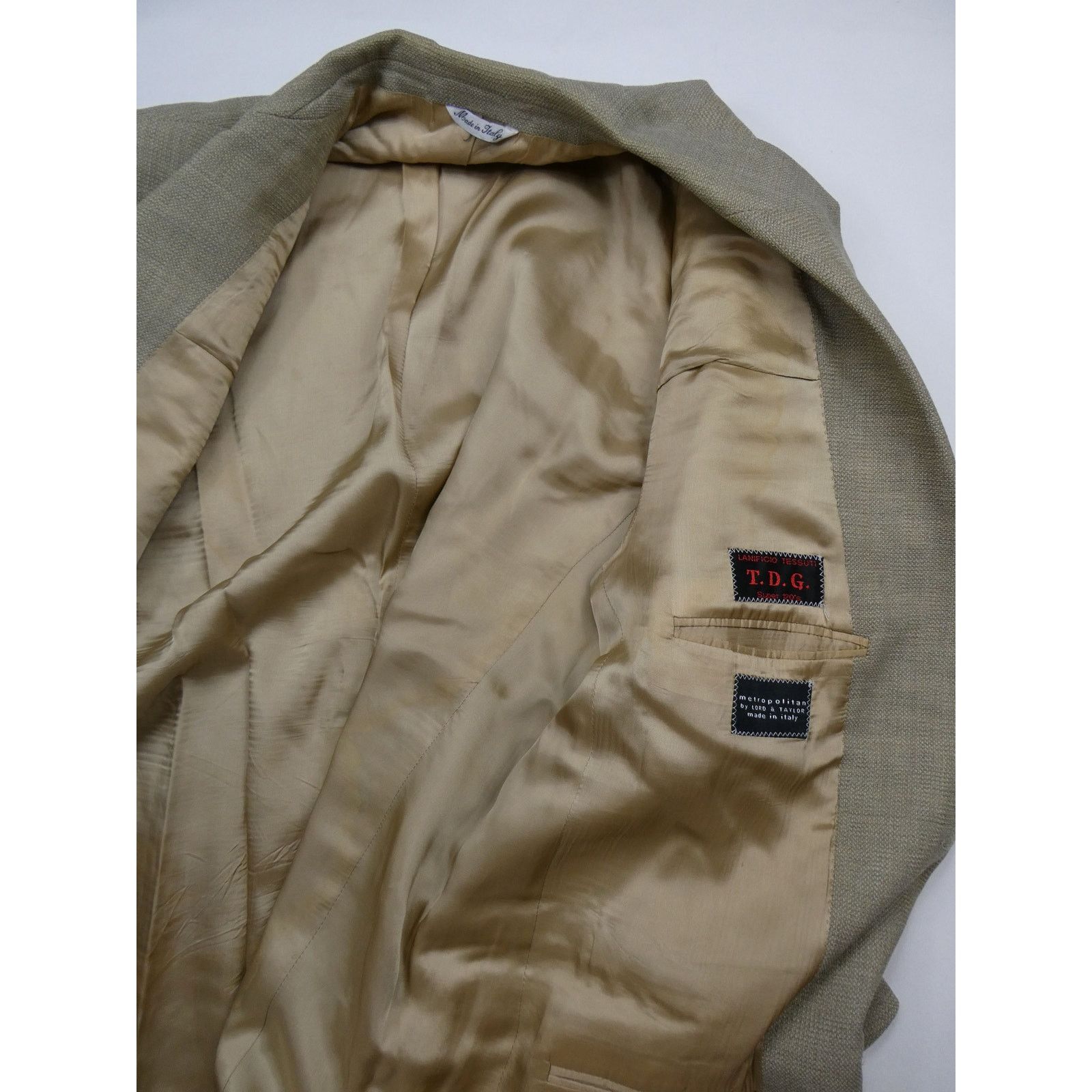 Lord & Taylor Metropolitan by Lord & Taylor sport coat, 46S, Made in Italy Size 46S - 3 Thumbnail