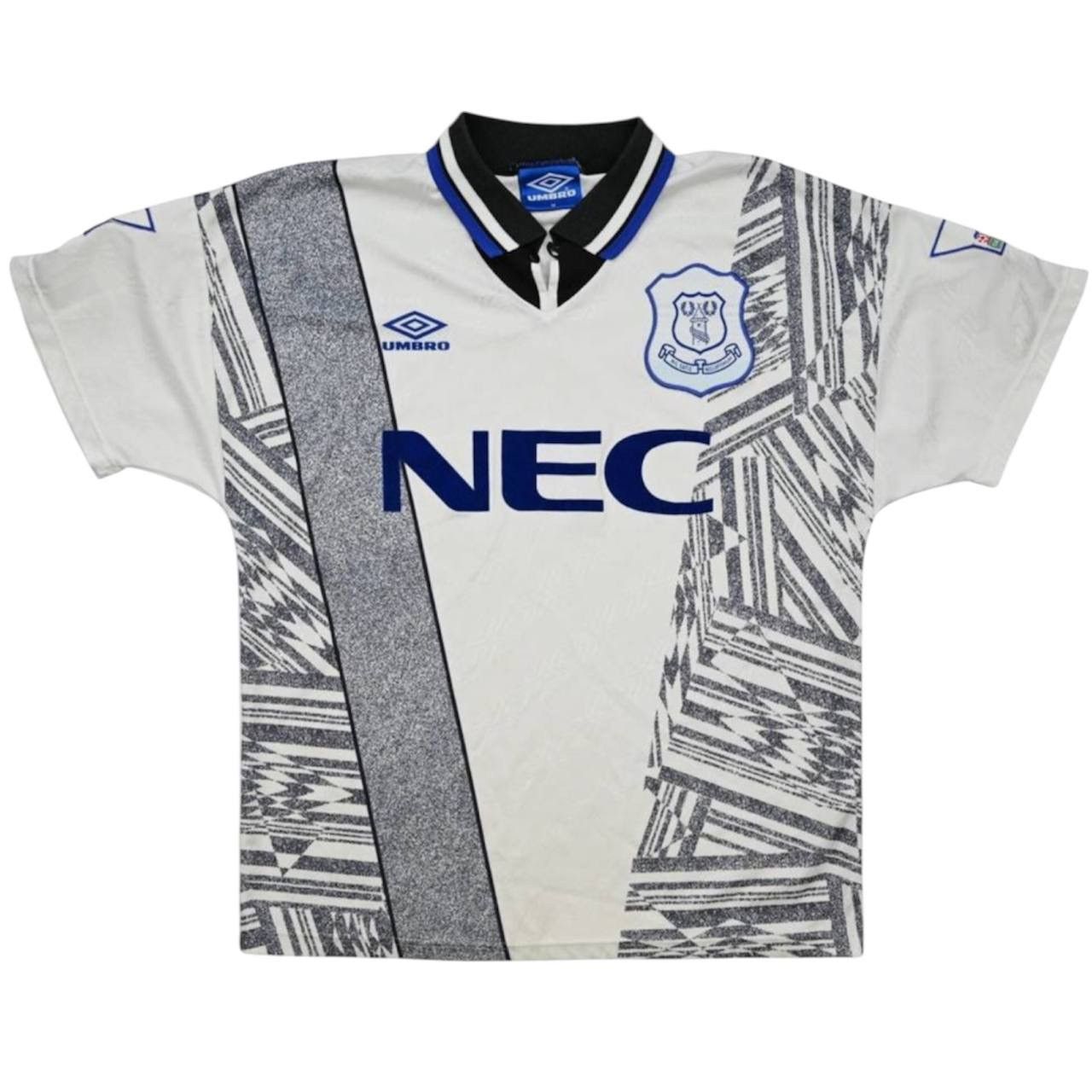 Vintage 1994/1995 EVERTON RARE AWAY UMBRO SOCCER FOOTBALL JERSEY XL Size US XL / EU 56 / 4 - 1 Thumbnail