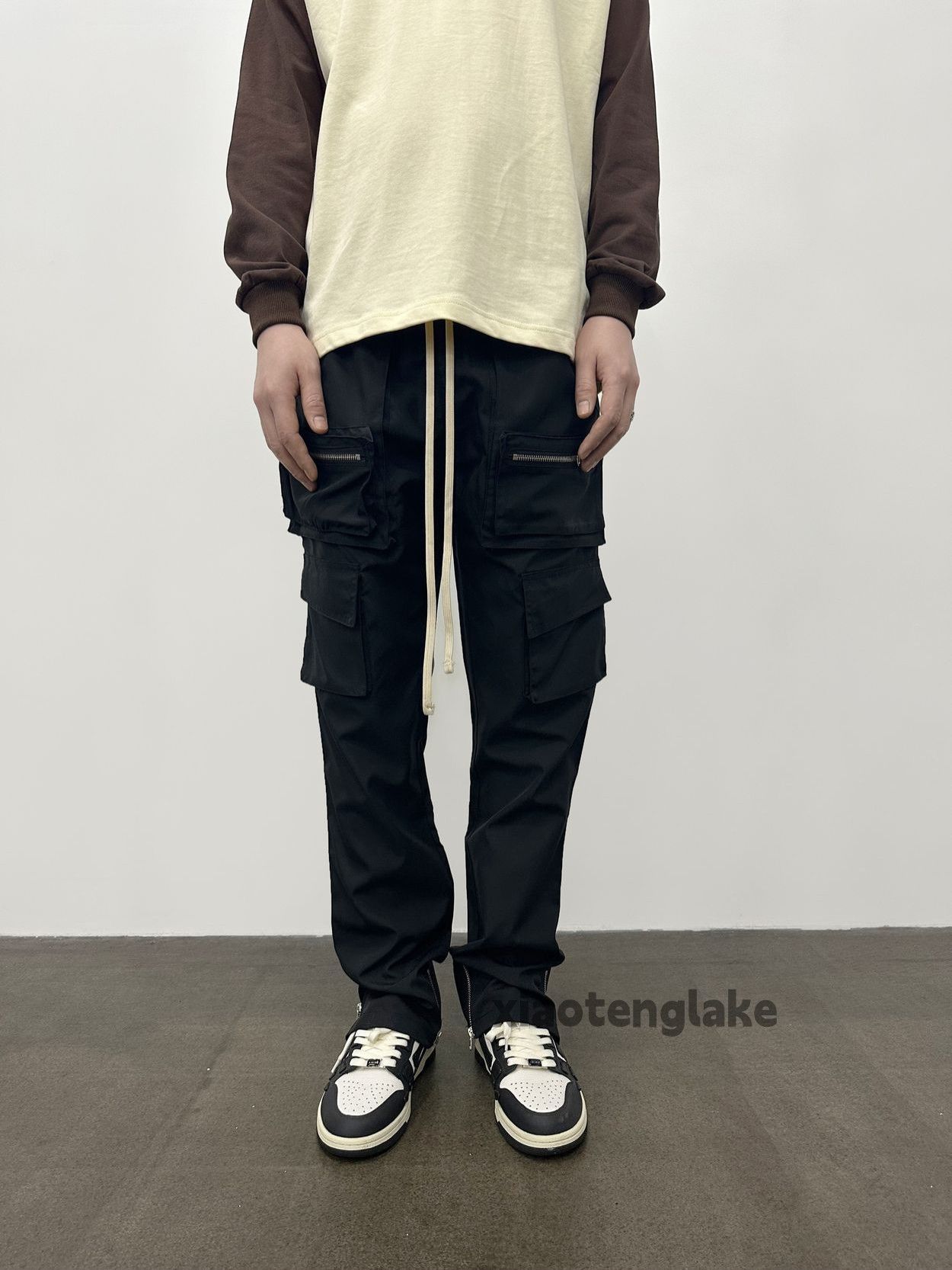 Designer × Japanese Brand × Vintage zipper utility military tactical punk flared cargo pants Size US 34 / EU 50 - 7 Thumbnail