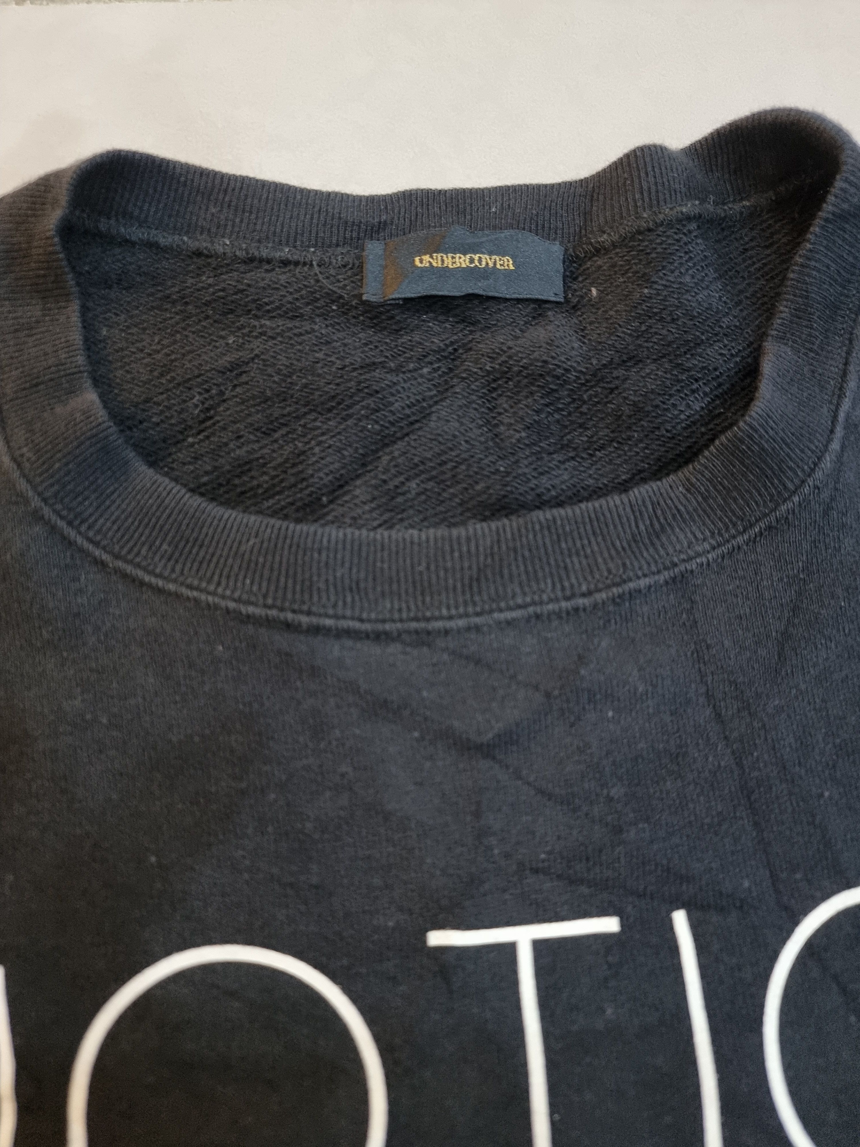 Japanese Brand Undercover NOTICE graphic print crewneck sweatshirt Size US M / EU 48-50 / 2 - 6 Thumbnail