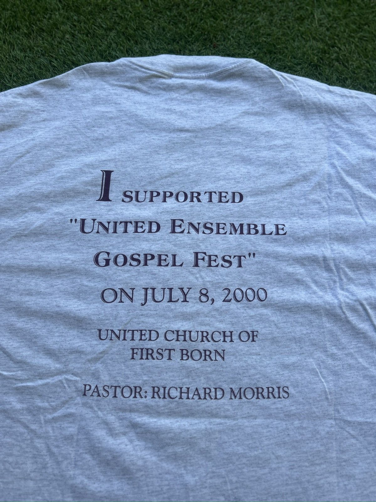 Vintage Vintage 2000 Gospel T Shirt Size US XL / EU 56 / 4 - 6 Thumbnail