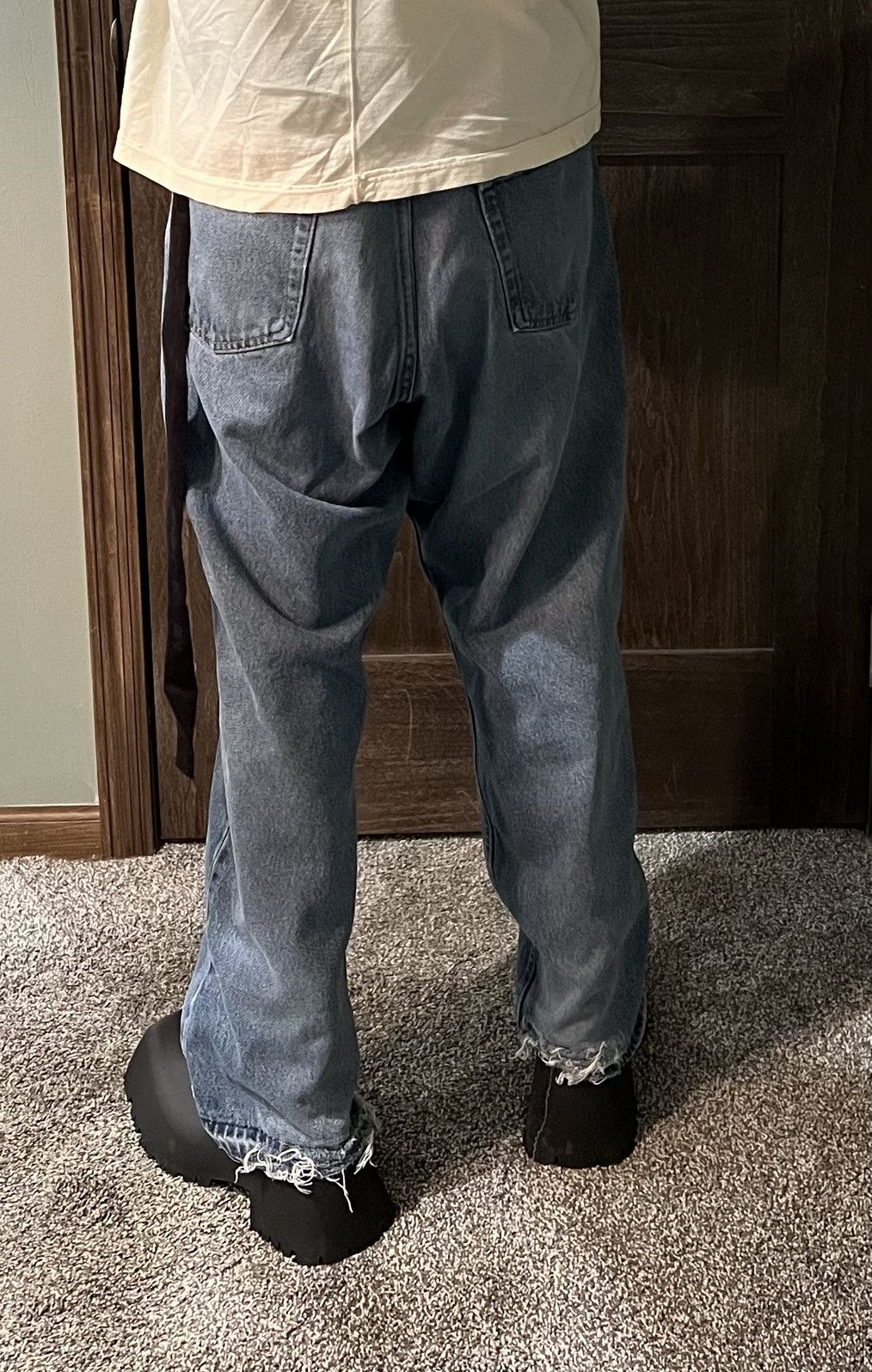 Vintage × Wrangler Wrangler Vintage Distressed Denim Size US 36 / EU 52 - 6 Thumbnail