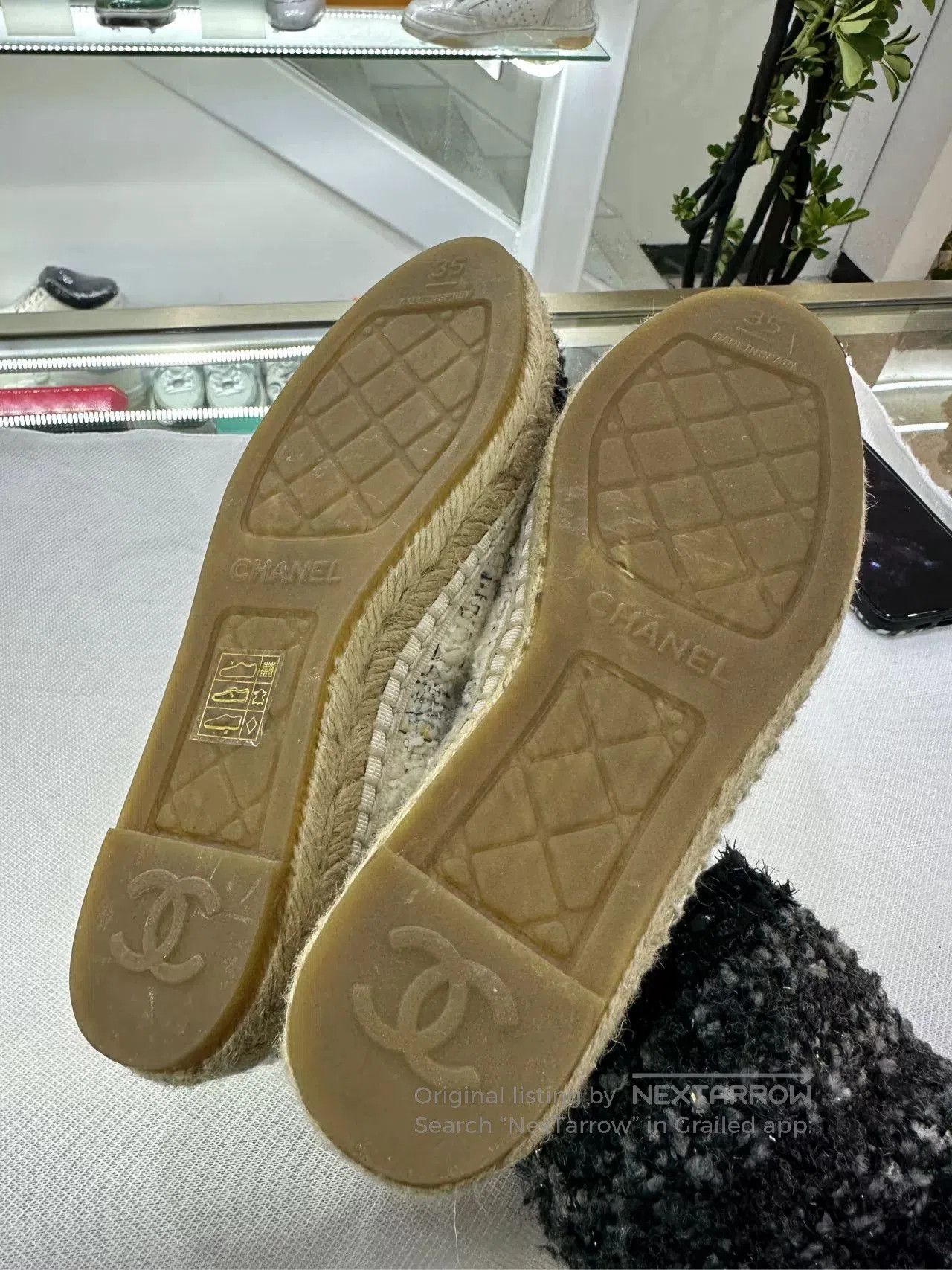Chanel Chanel Tweed Espadrille Size 35. Size US 4 / IT 34 - 2 Thumbnail