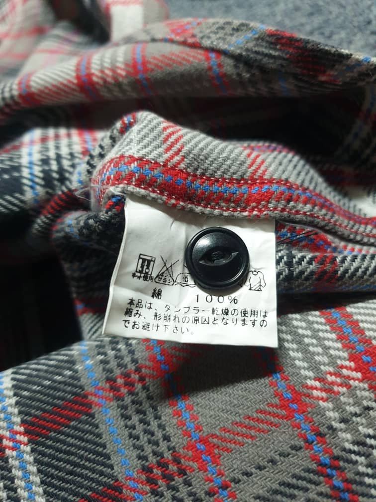 Sugar Cane 💥Sugarcane checkered Japanese brand chambray shirt Size US L / EU 52-54 / 3 - 3 Thumbnail