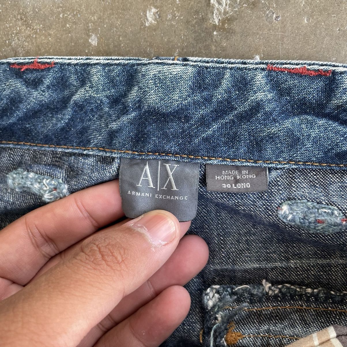 Armani Exchange Vintage Armani Exchange Bondage Punk ifsixwasnine LBG Style Size US 32 / EU 48 - 8 Thumbnail