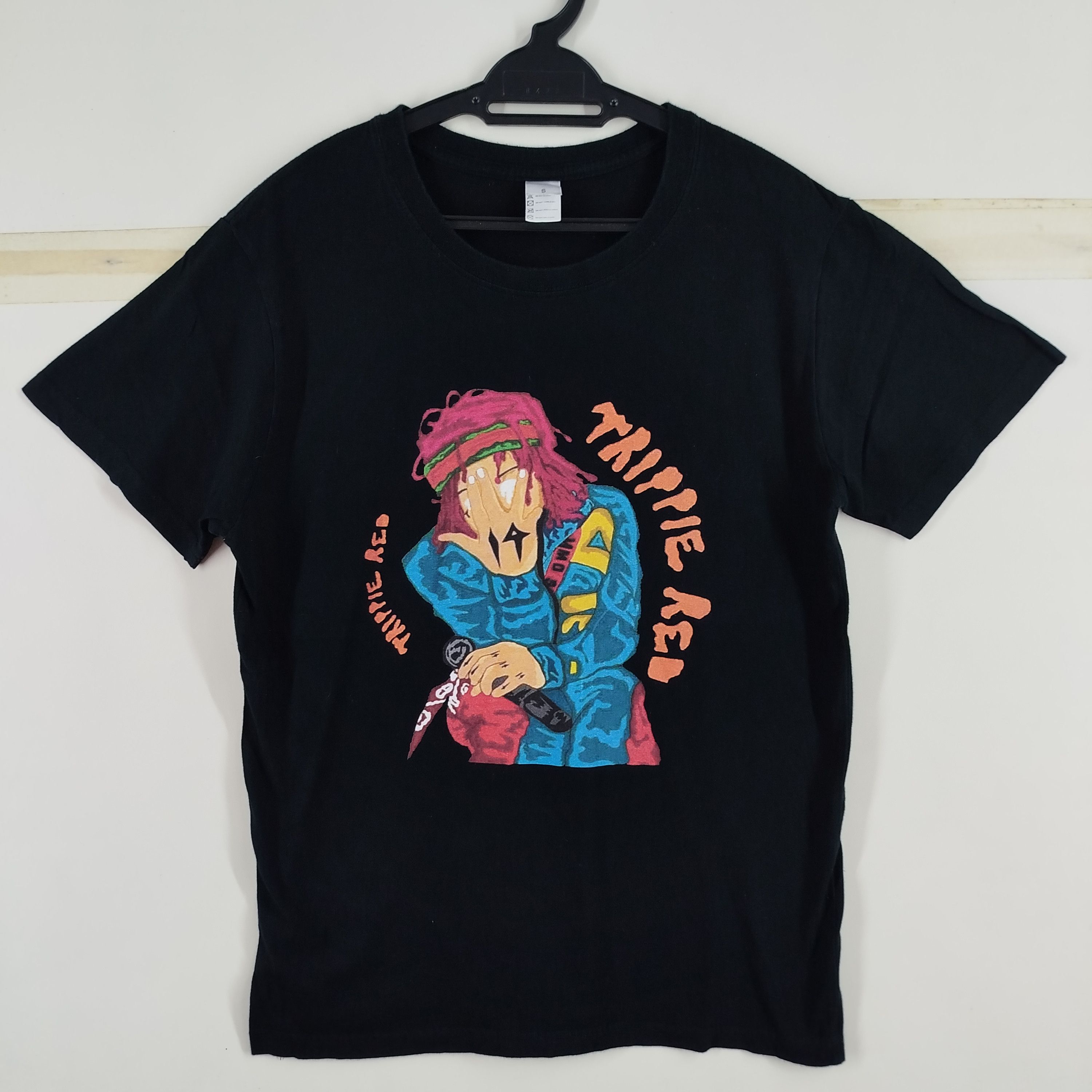 Band Tees × Rap Tees × Trippie Redd Trippie Redd Big Print Rapper Ranggae Singer Hip Hop Size US S / EU 44-46 / 1 - 1 Thumbnail
