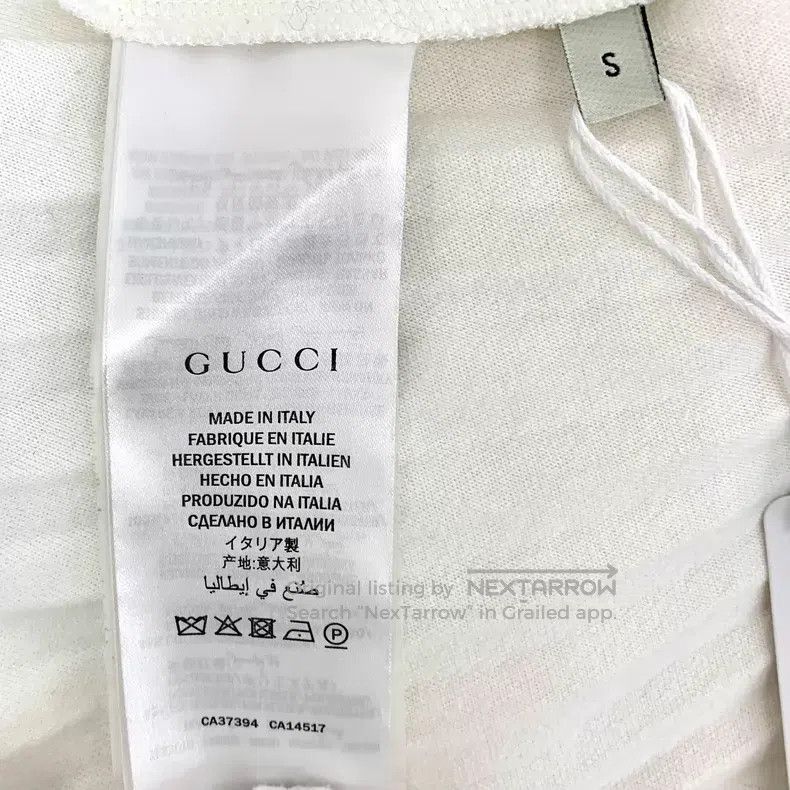 Gucci Gucci White logo letter tennis racket embroidery zipper lo Size S / US 4 / IT 40 - 6 Thumbnail