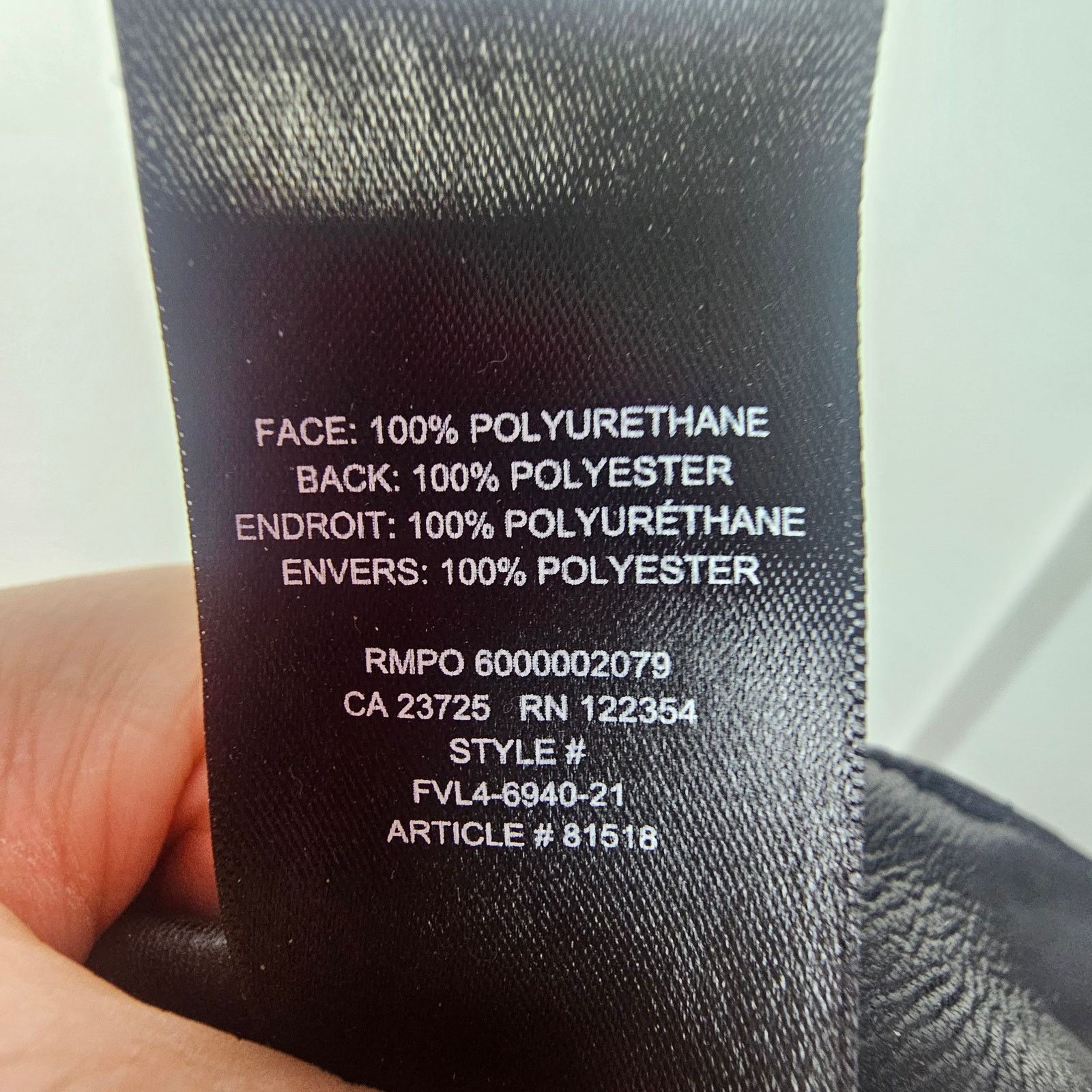Aritzia Wilfred Womens Black Faux Leather High Waist Pants 8 Chic Size 30" / US 8 / IT 44 - 9 Thumbnail